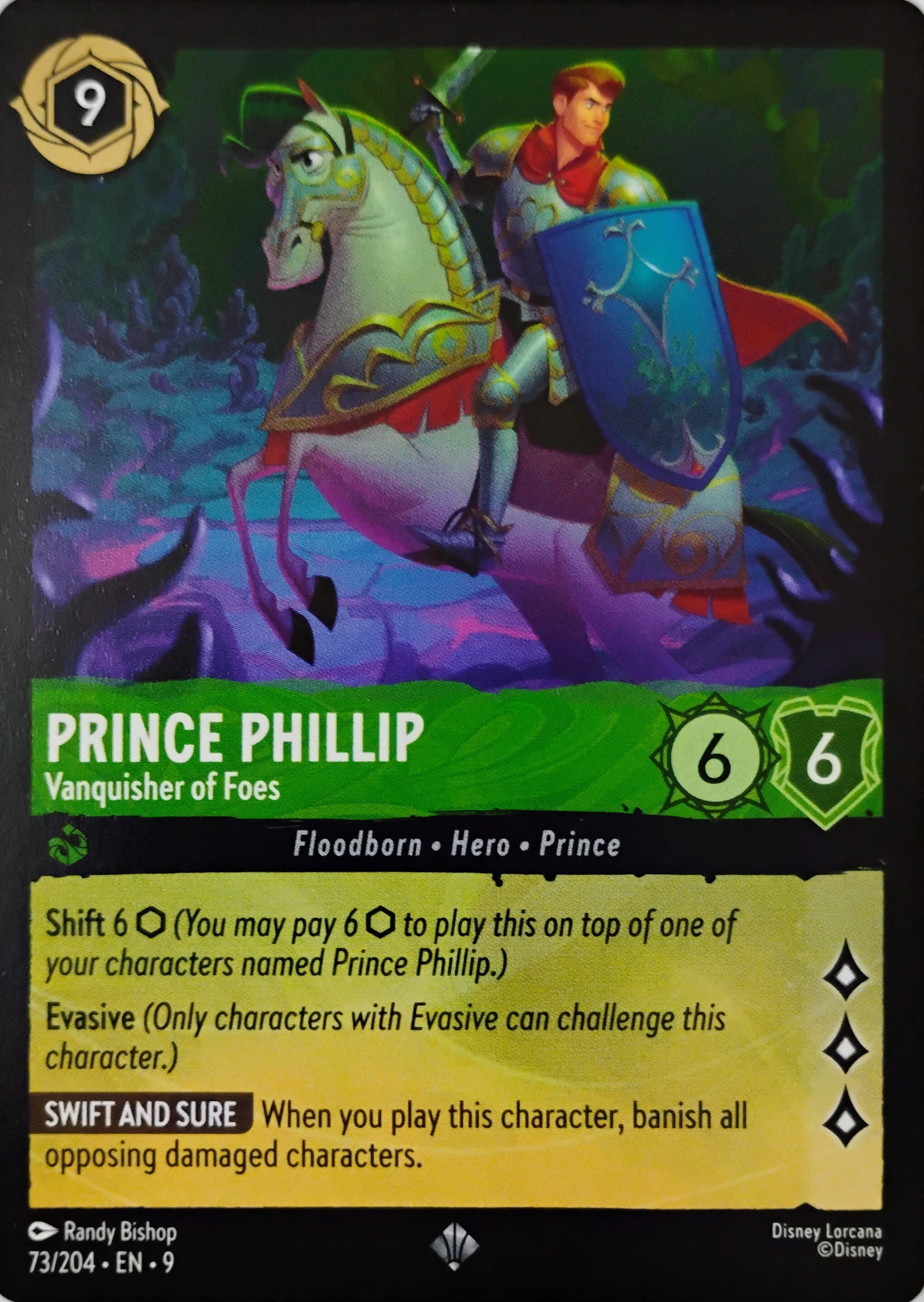 Disney Lorcana Prince Phillip 73/204