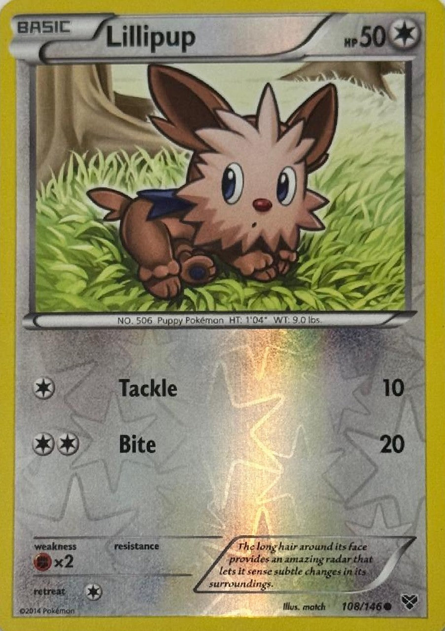 Pokémon Tcg Lillipup 108/146 Reverse