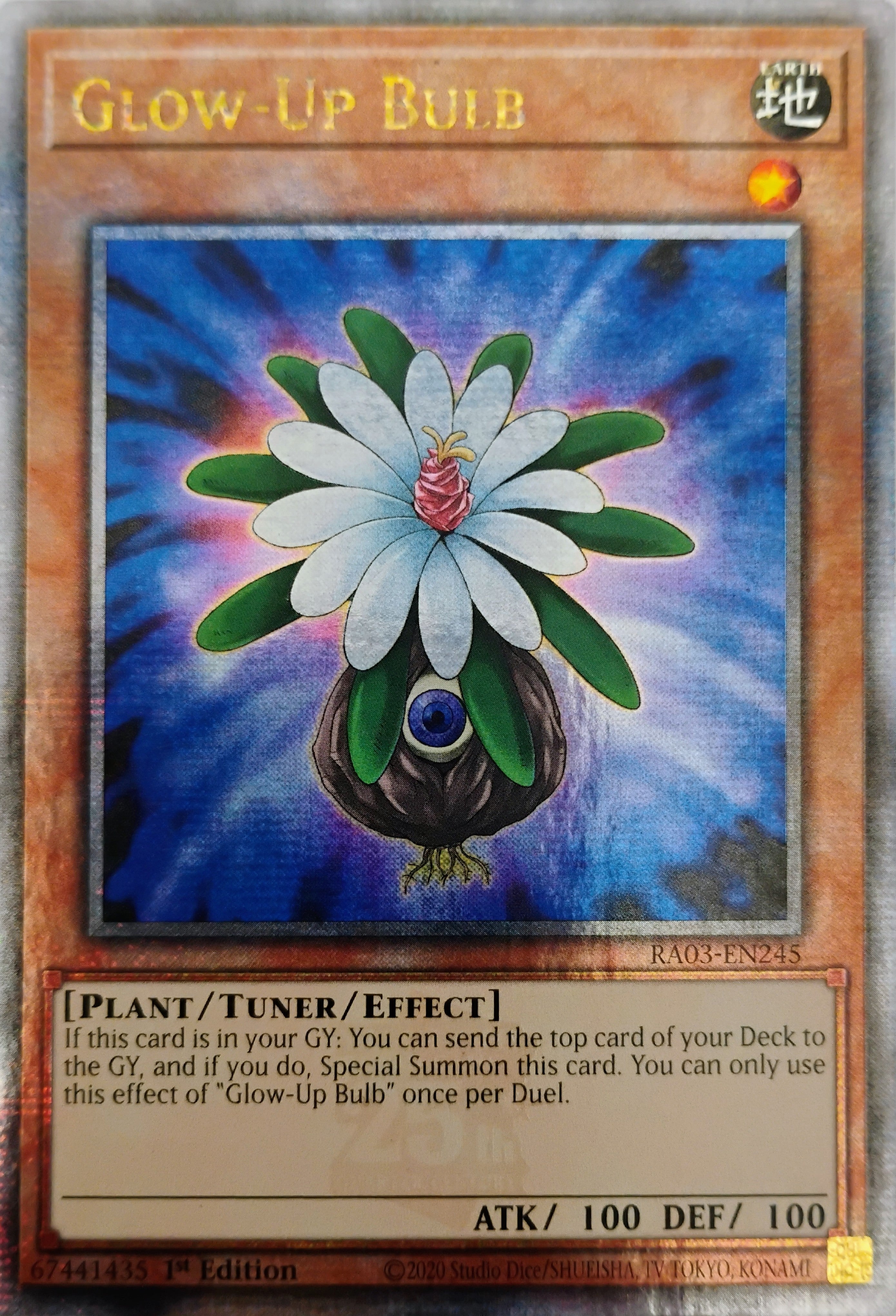 Yugioh! Goow-Up Bulb ra03-en245 1st Edition