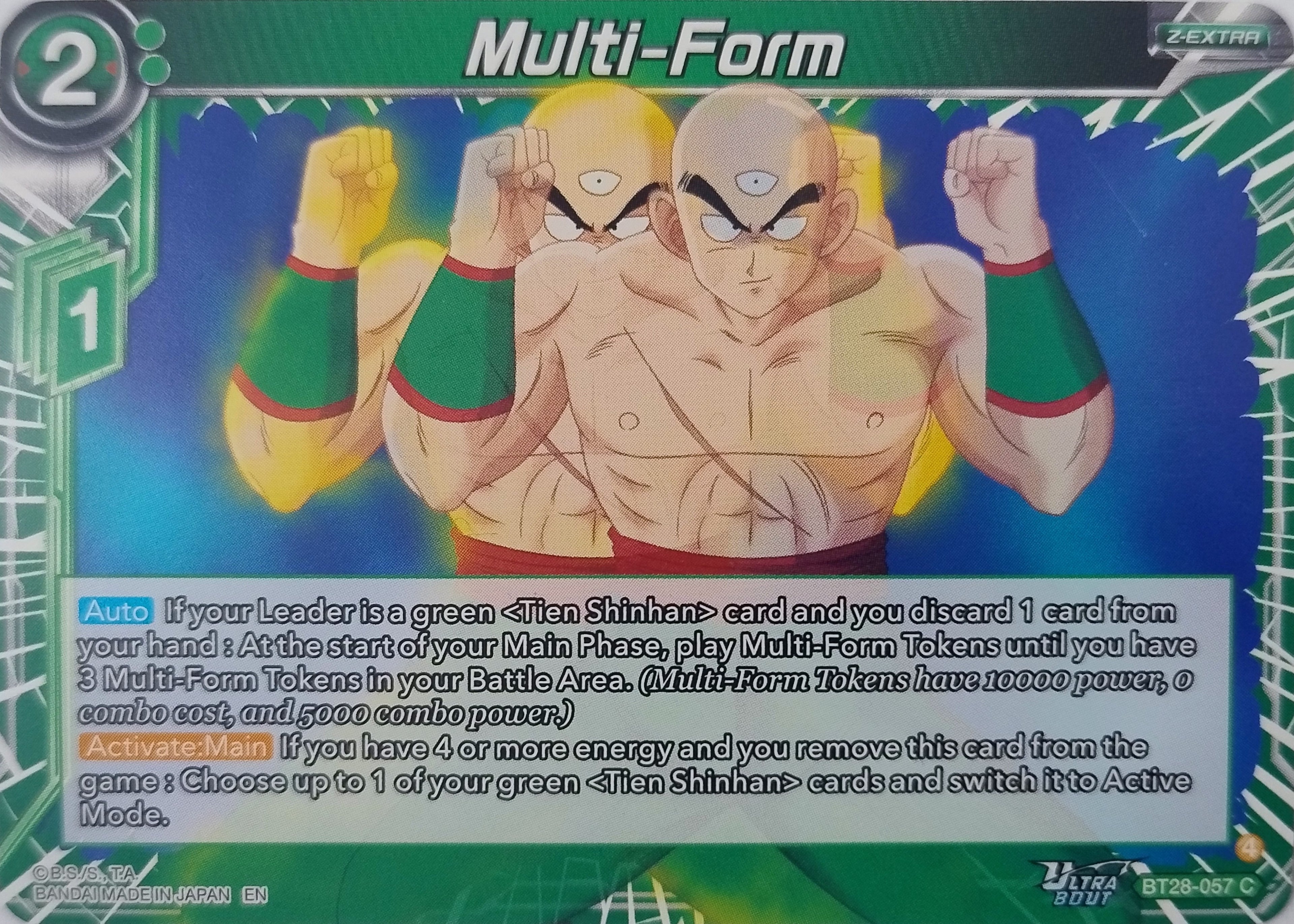 Dragon Ball Tcg Multi-Form Bt28-057