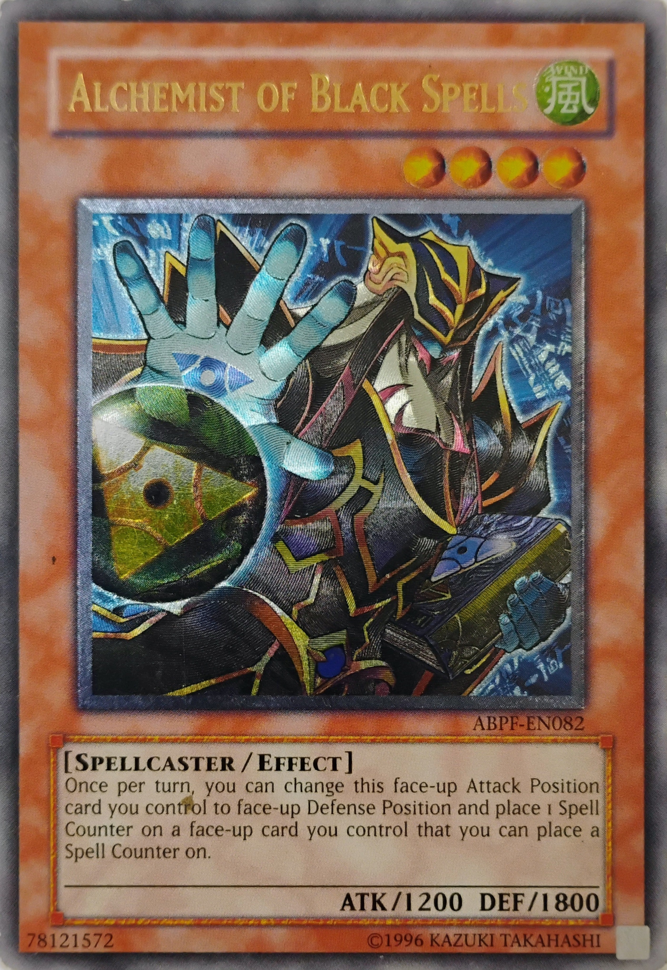 Yugioh! Alchemist Of Black Spells Abpf-en082 Ultimate
