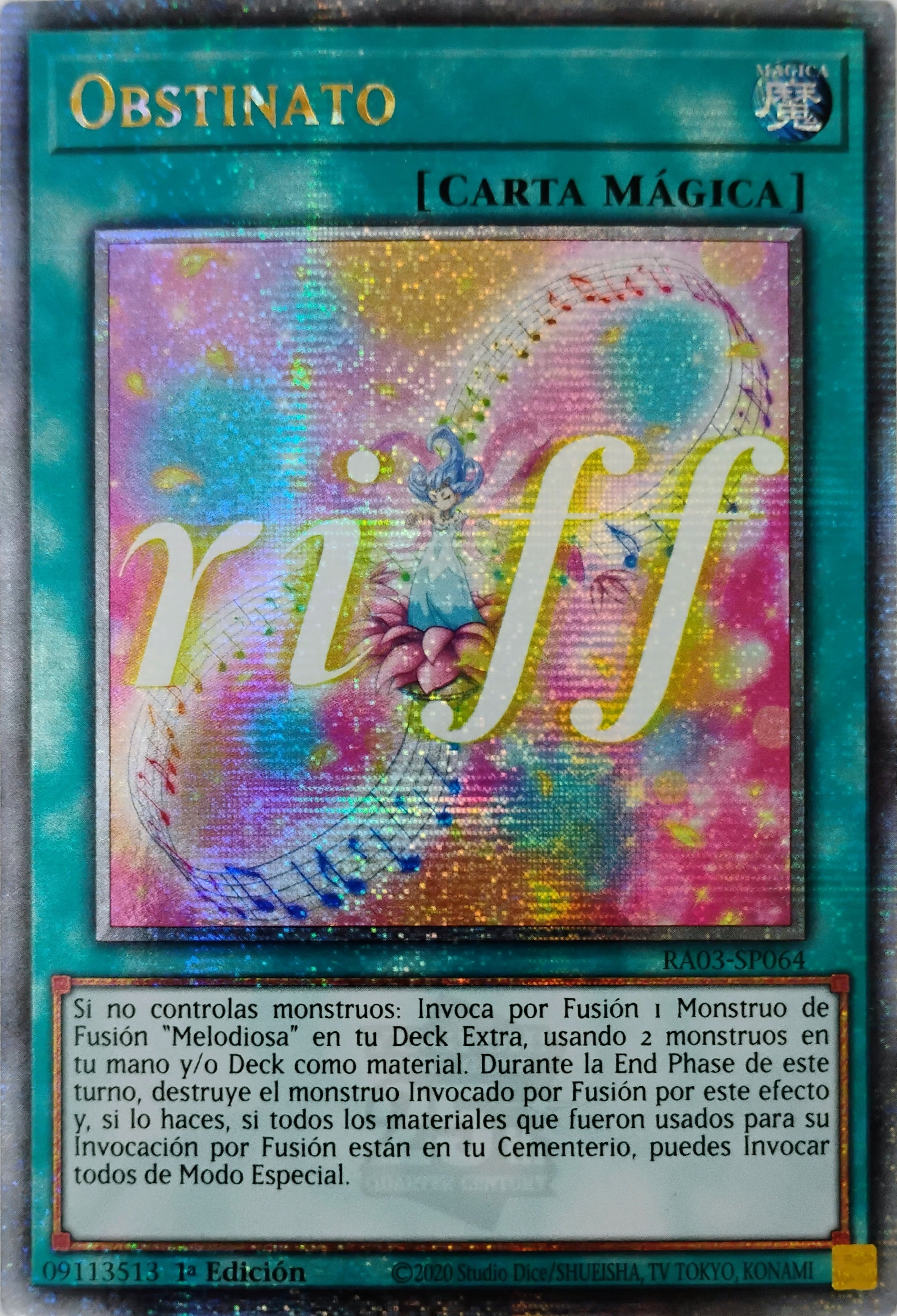 Yugioh! Obstinato Ra03-sp064 Quarter Century