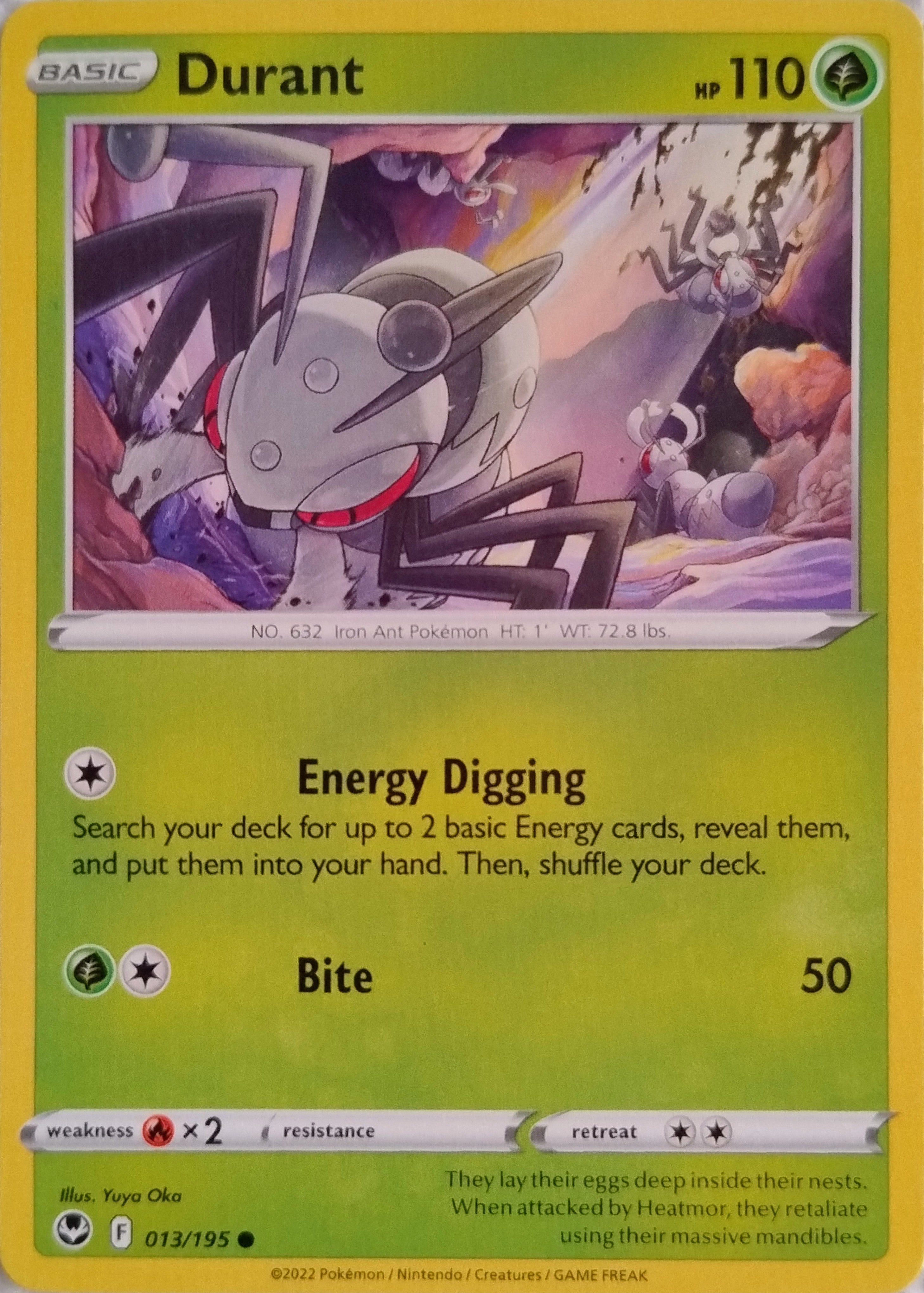 Pokémon Tcg Durant 013/195