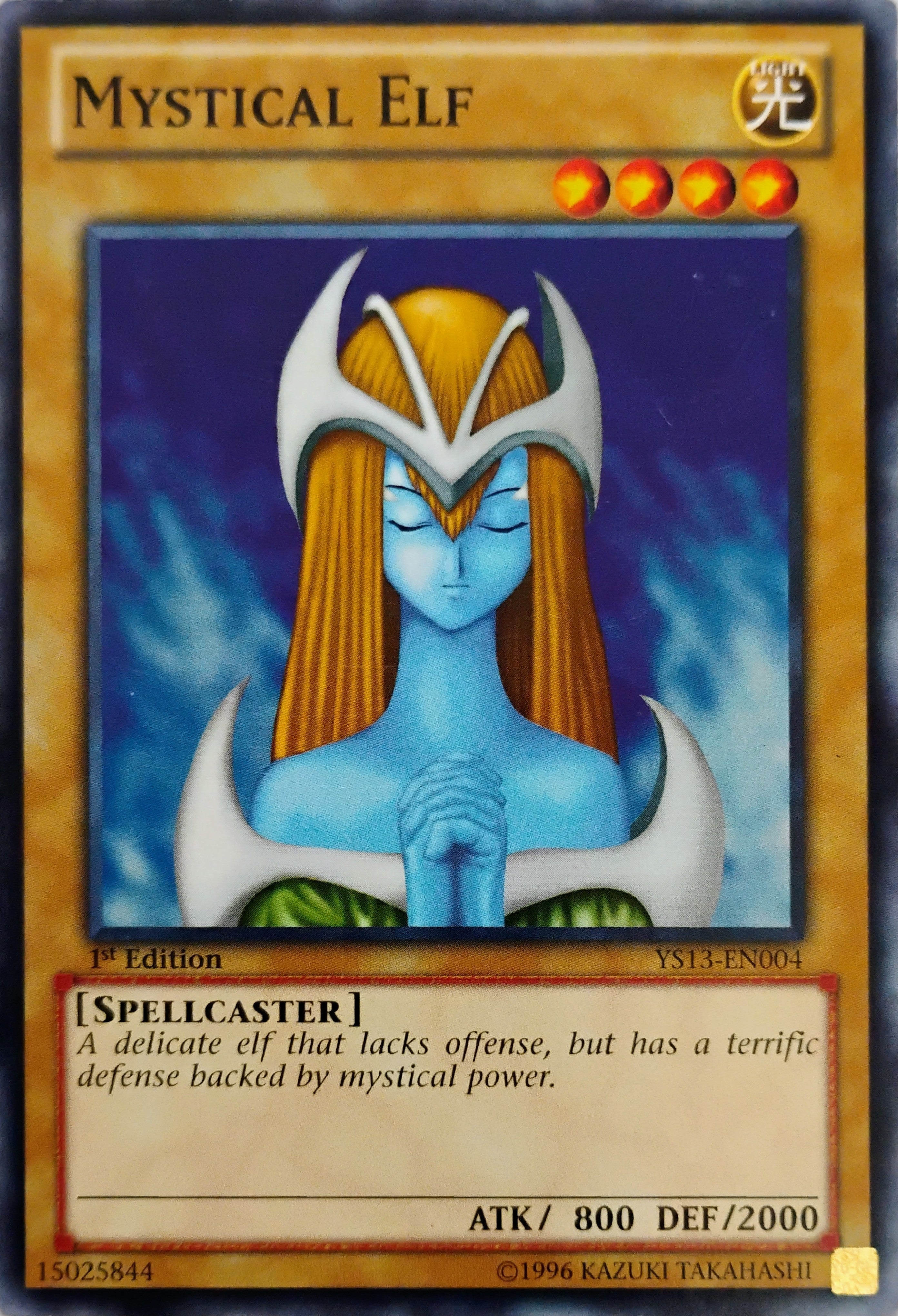 Yugioh! Mystical Elf Ys13-en004 1st edition