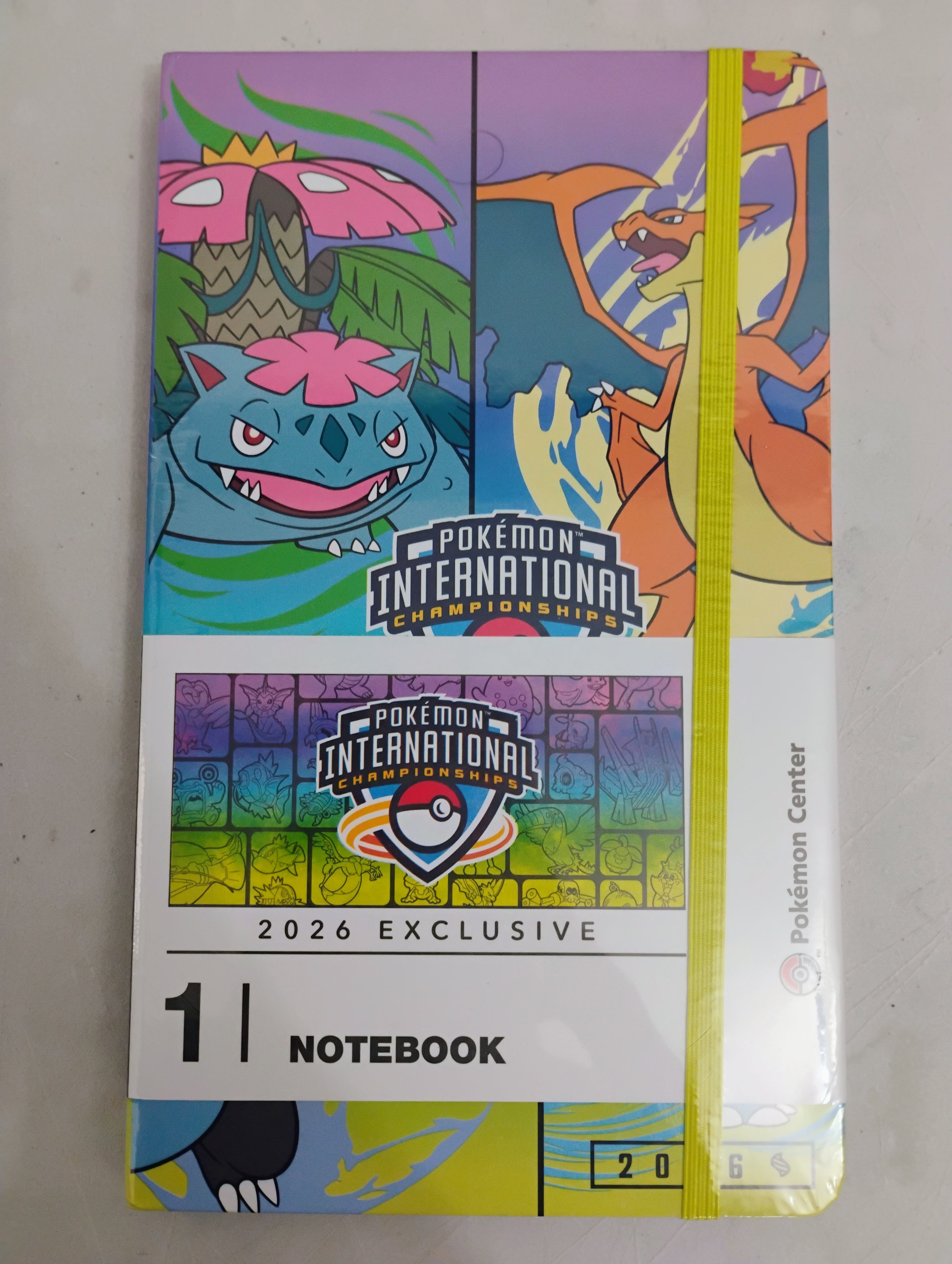 Notebook de Pokémon International Championships 2026 Pokémon Center