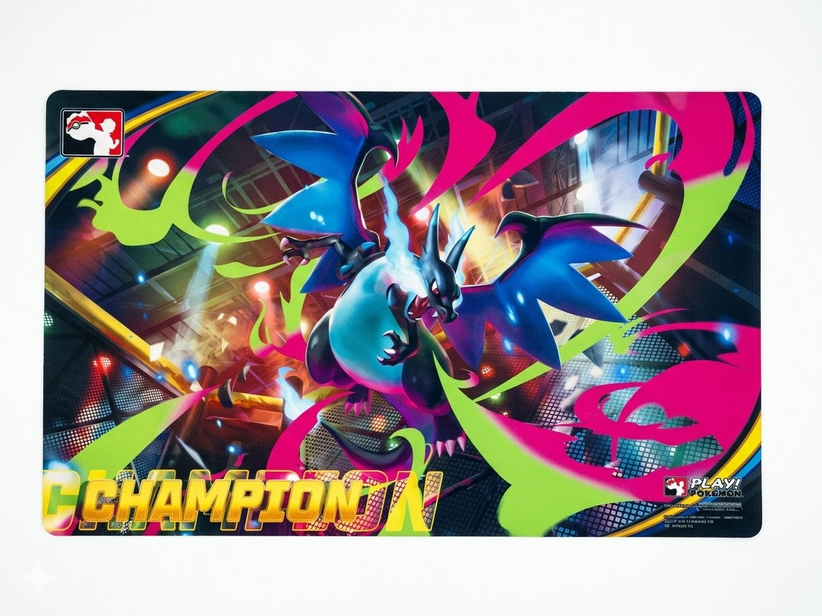 Playmat de Pokémon Champion Cup 2026 Mega Charizard X