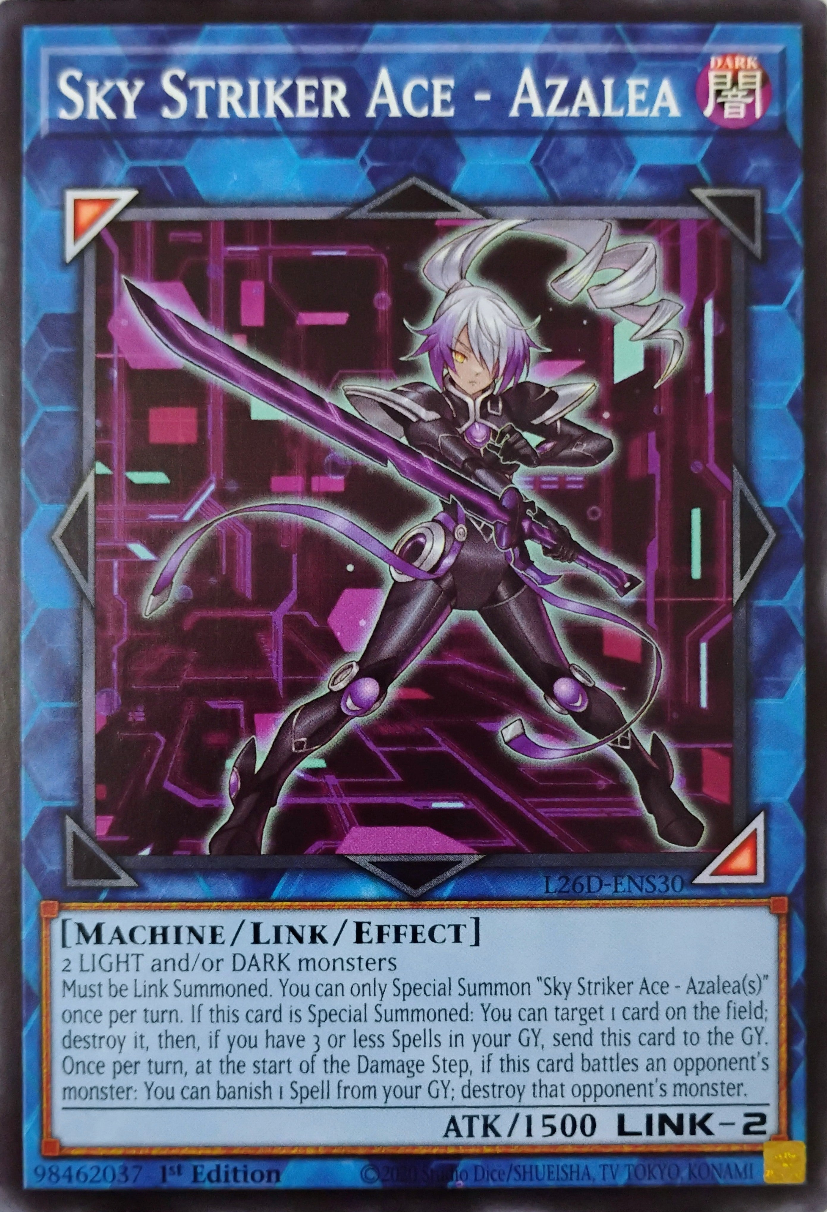 Yugioh! Sky Striker Ace - Azalea L26D-ENS30 1st edition