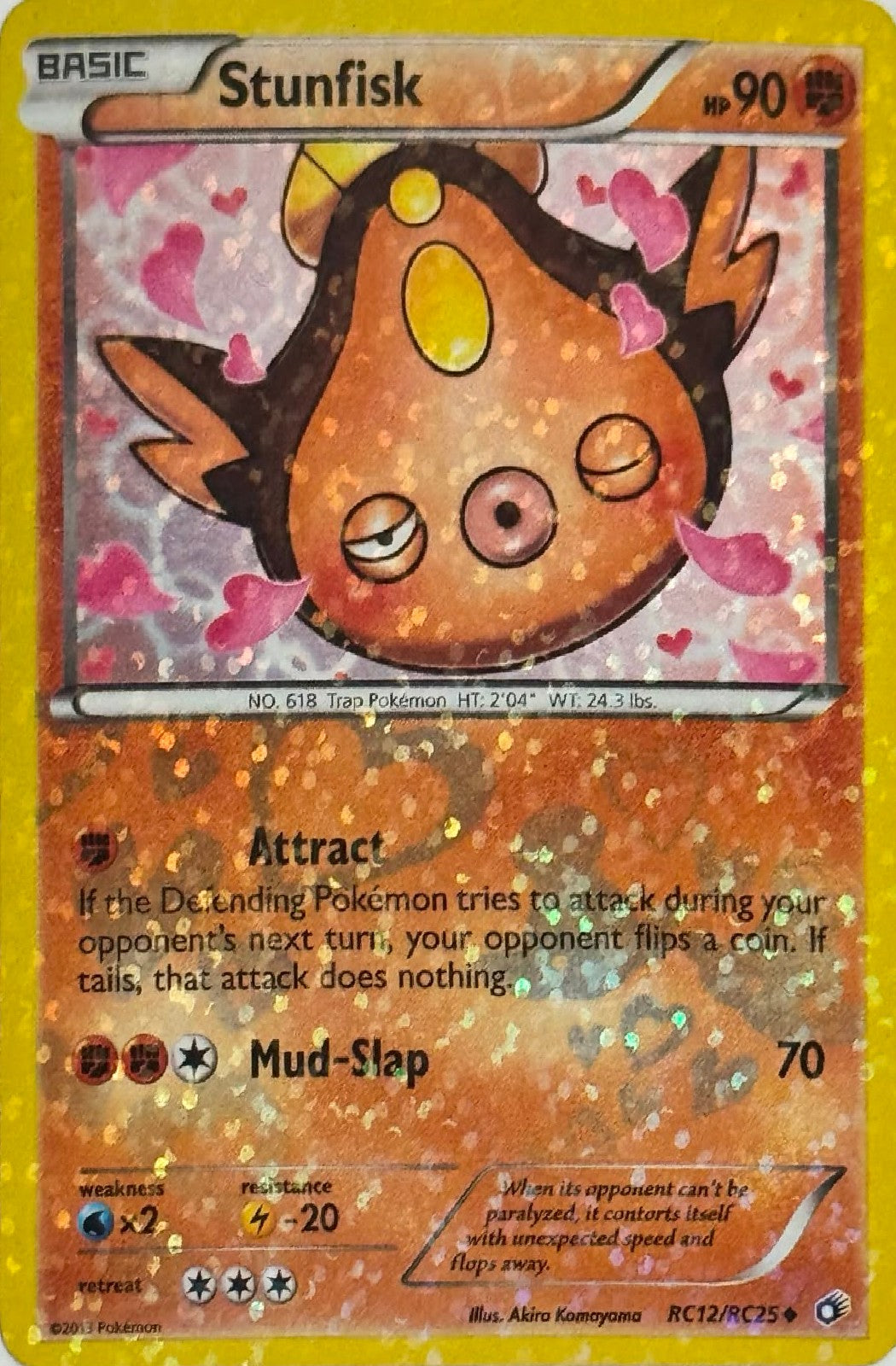 Pokémon Tcg Stunkfisk RC12/RC25 Reverse