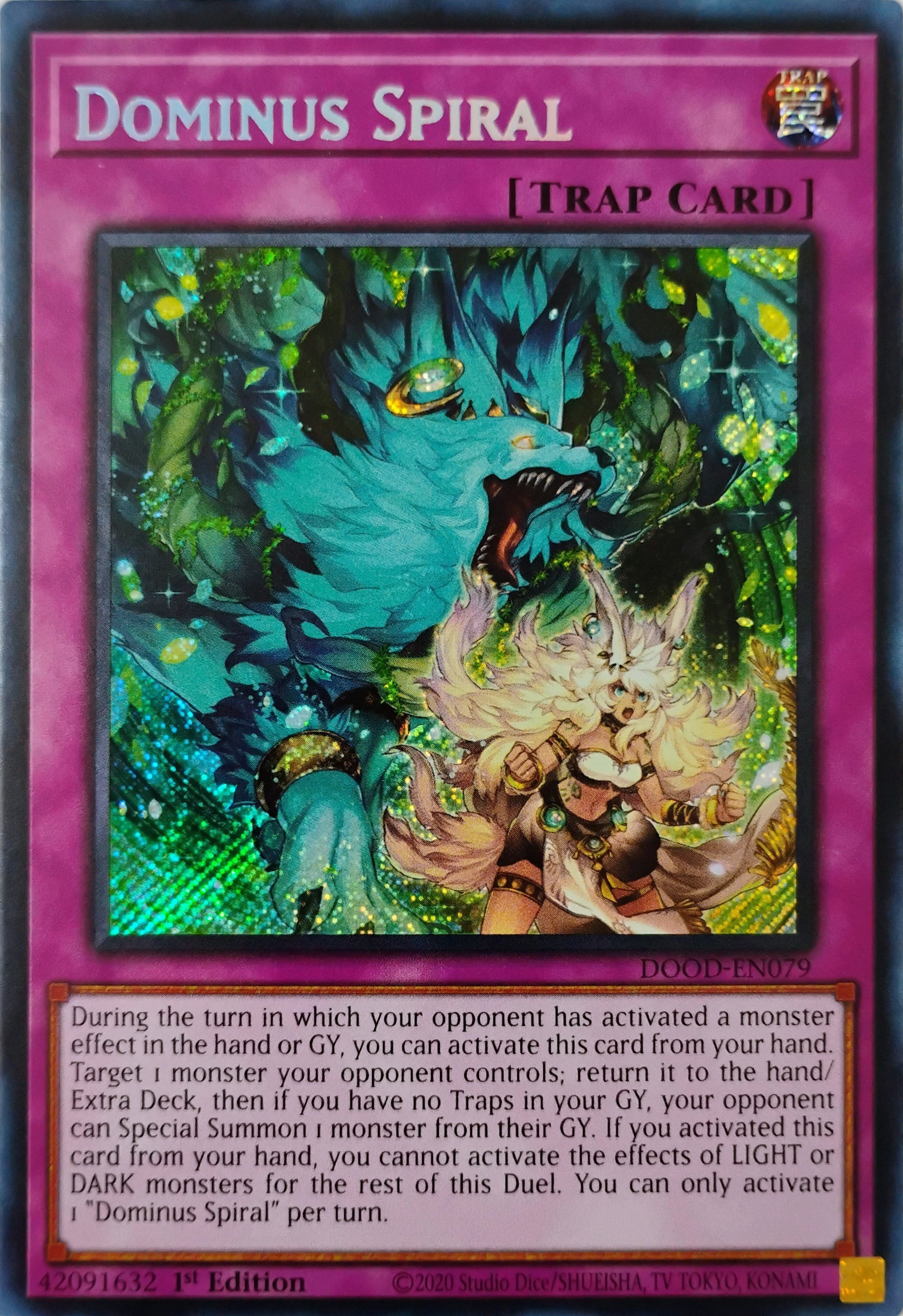 Yugioh! Dominus Spiral Dood-en079 Secreta