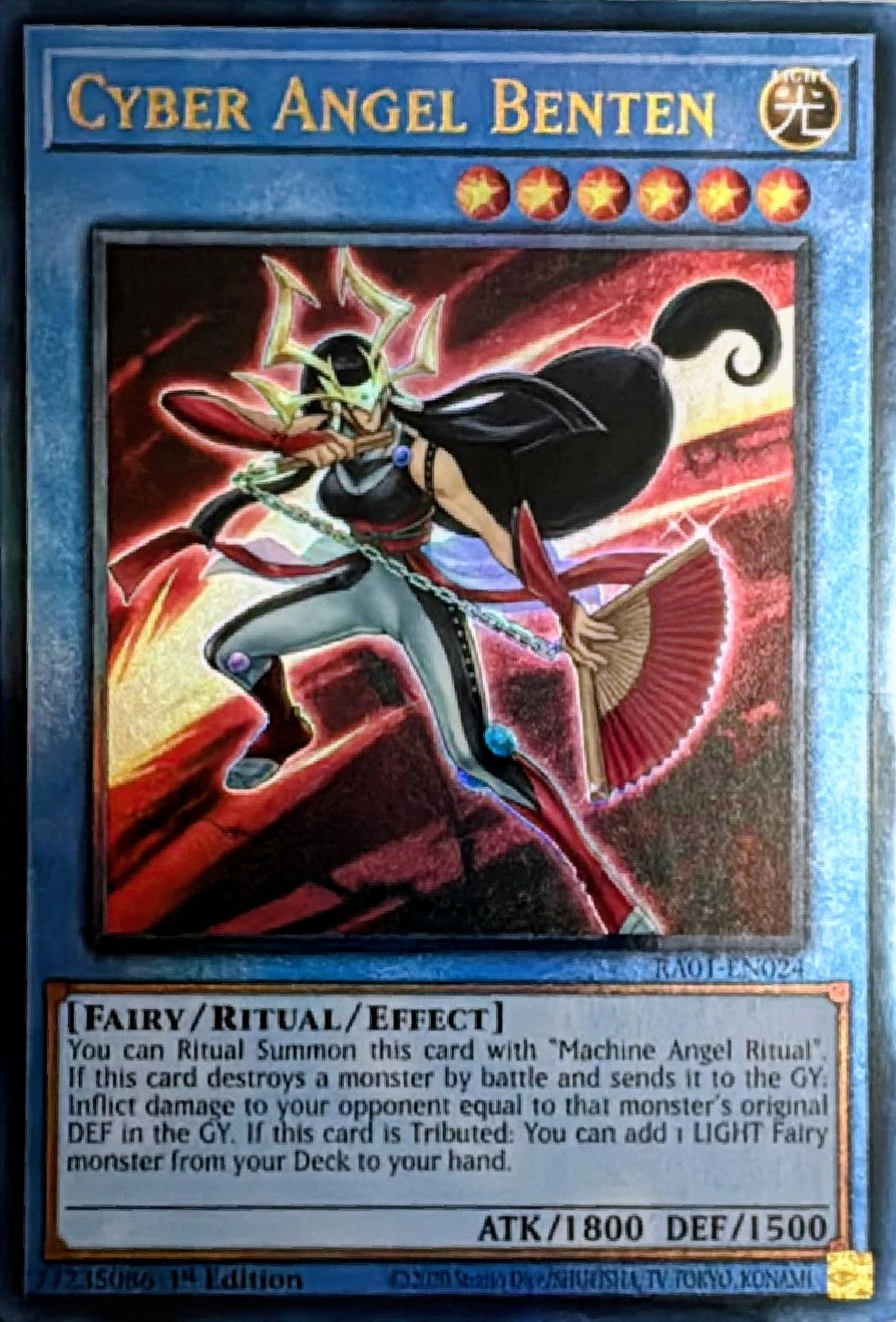 Yugioh! Cyber Angel Benten Ra01-en024 1st edition Ultimate