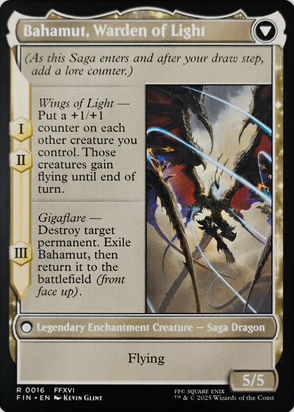 Magic tcg Dion, Bahamut's Dominant // Bahamut, Warden Of Light 0016 Rara