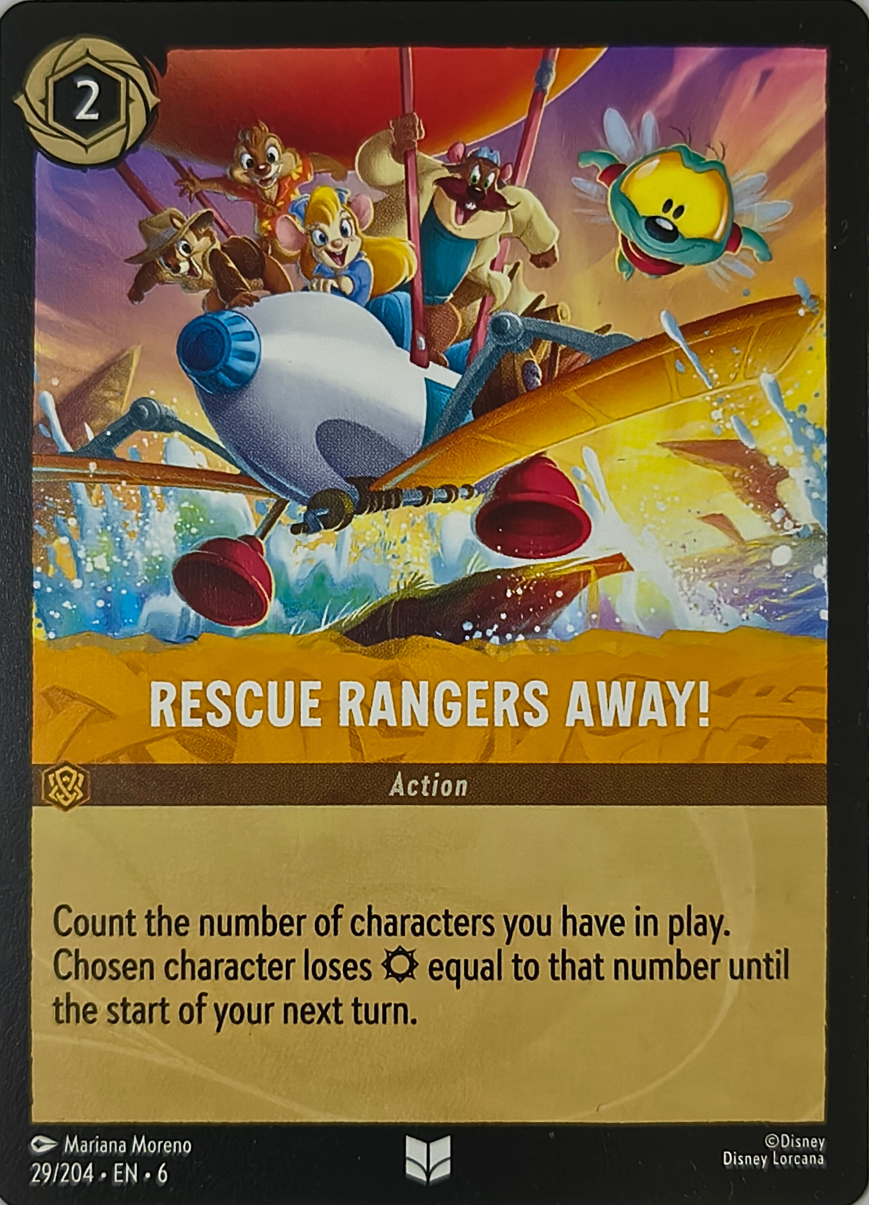 Disney Lorcana Rescue Rangers Away! 29/204
