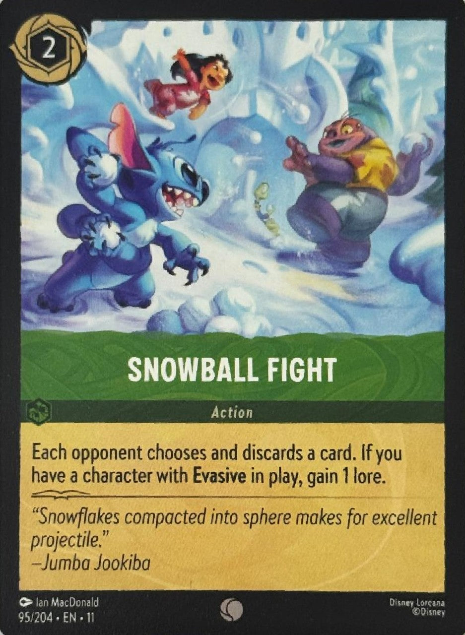 Disney Lorcana Snowball Fight 95/204