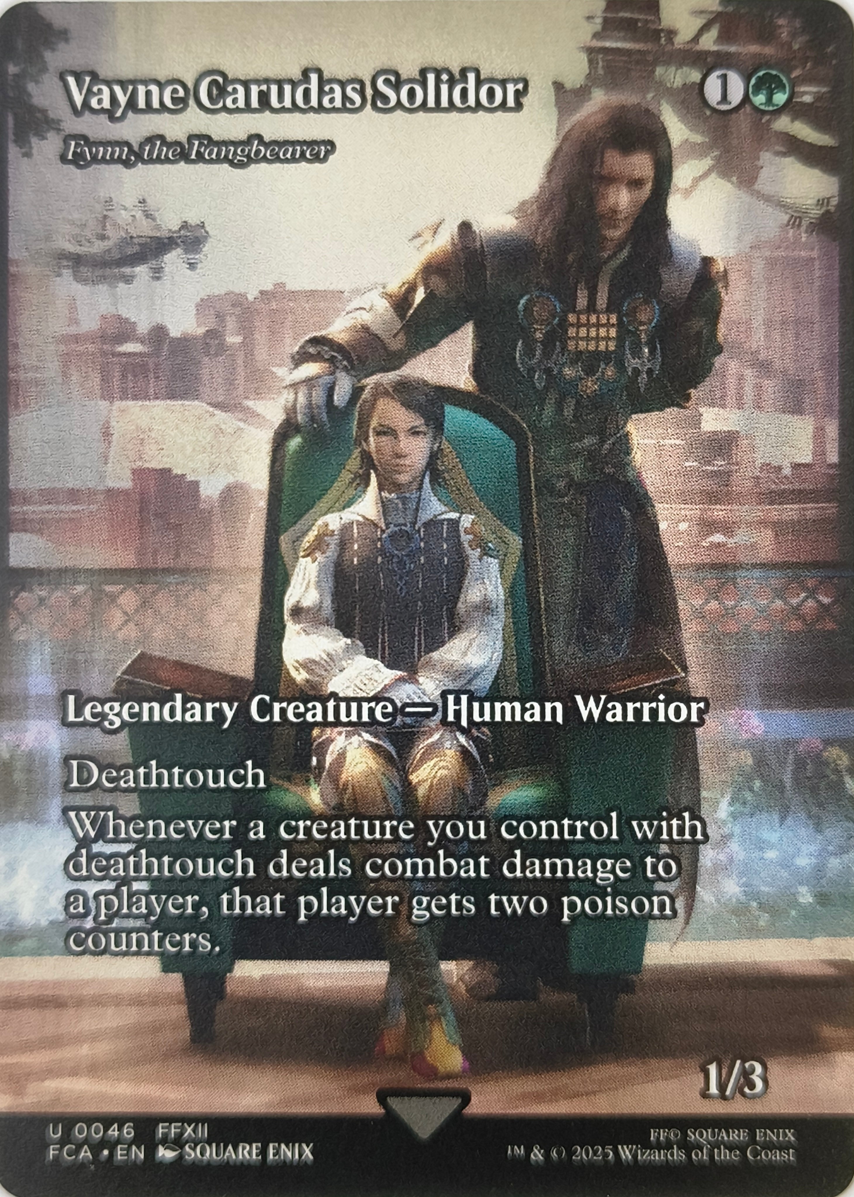 Magic tcg Vayne Carudas Solidor 0046 Rare (Extended Art)