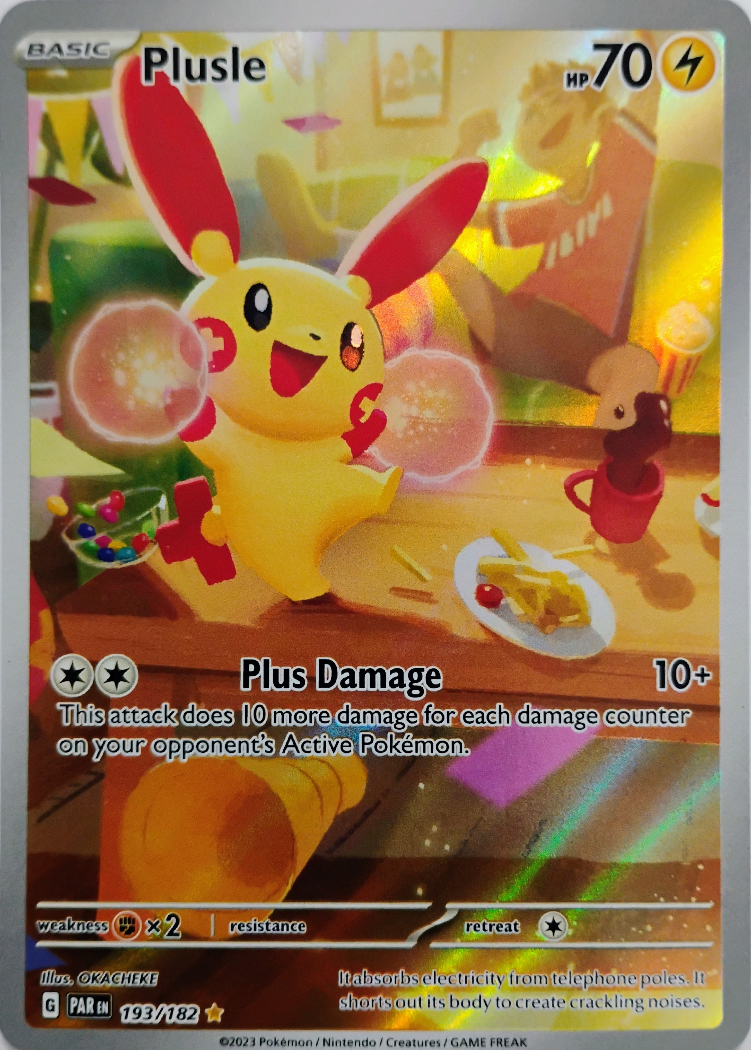 Pokémon tcg Plusle 193/182