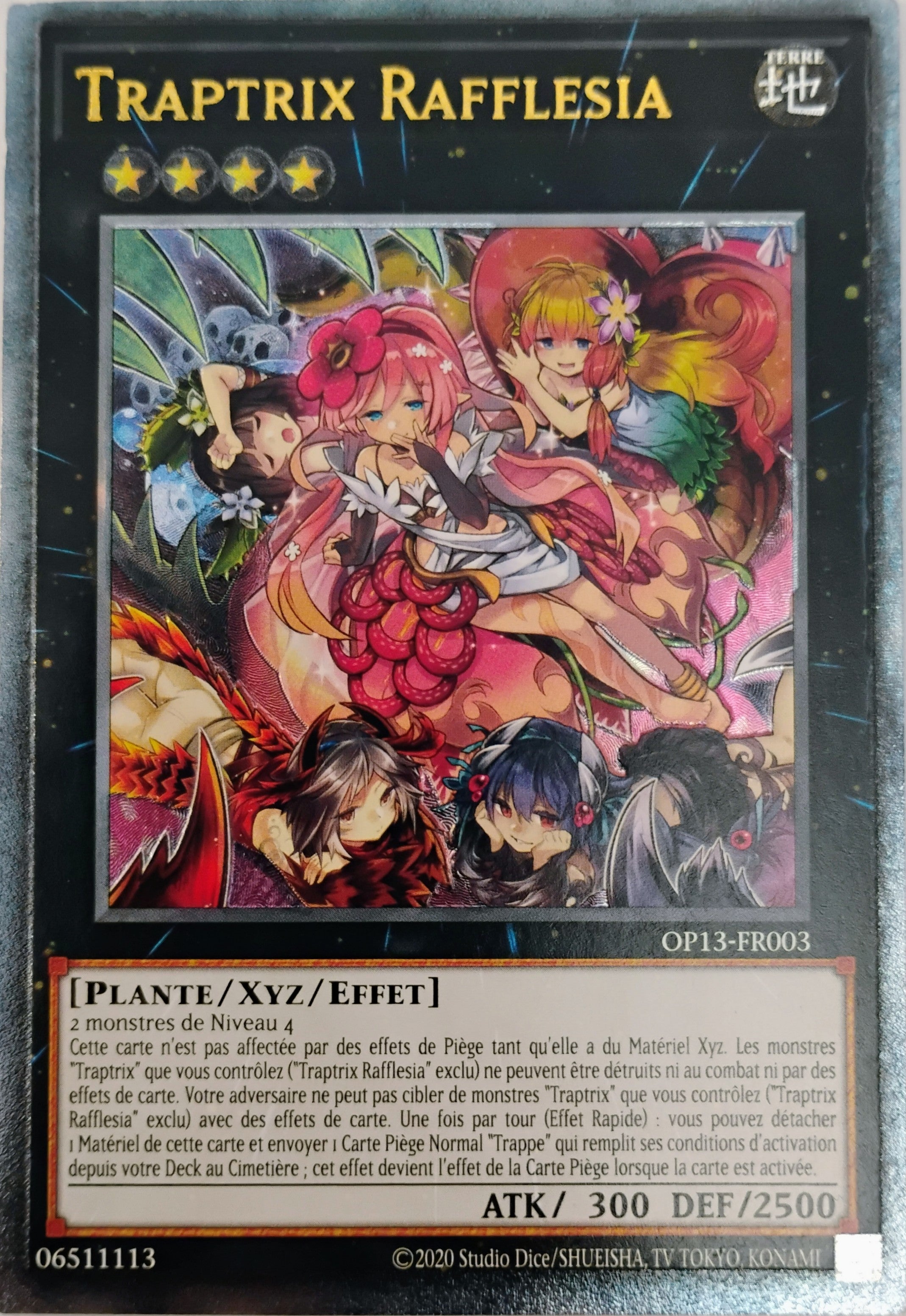 Yugioh! Traptrix Rafflesia Op13-Fr003 (Francés)