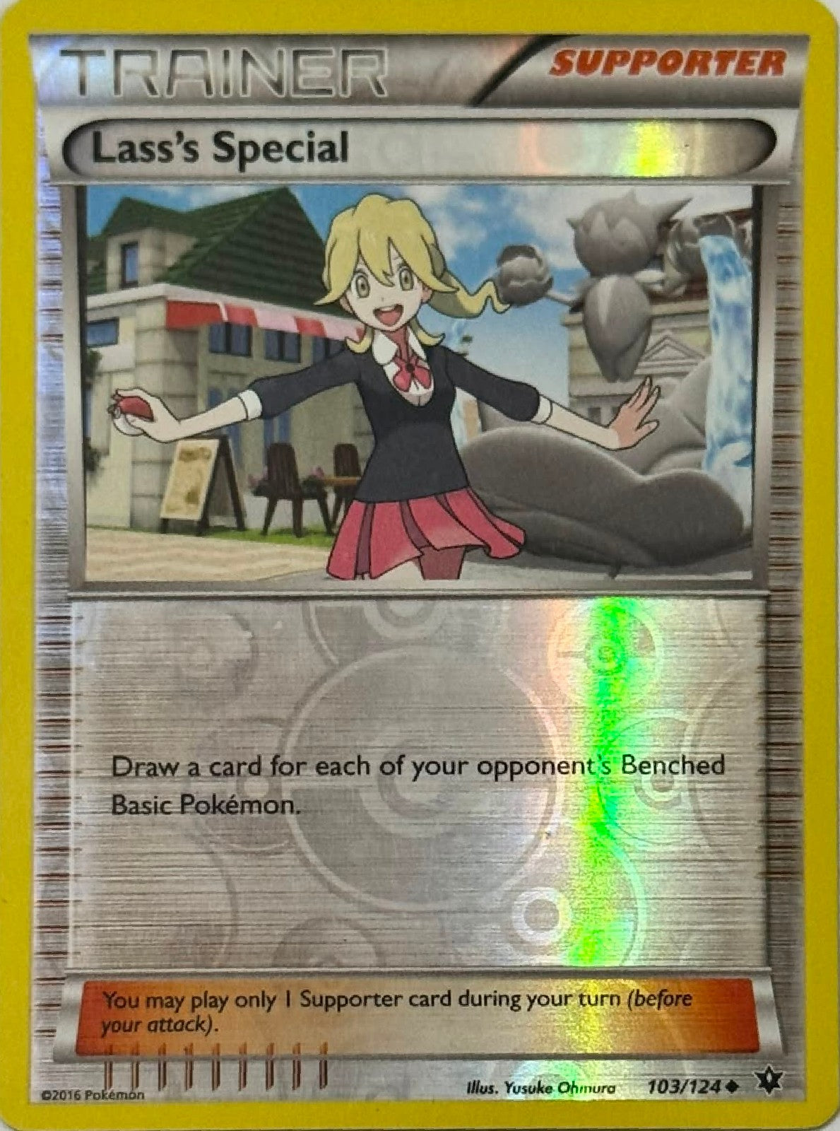 Pokémon Tcg Lass's Special 103/124 Reverse