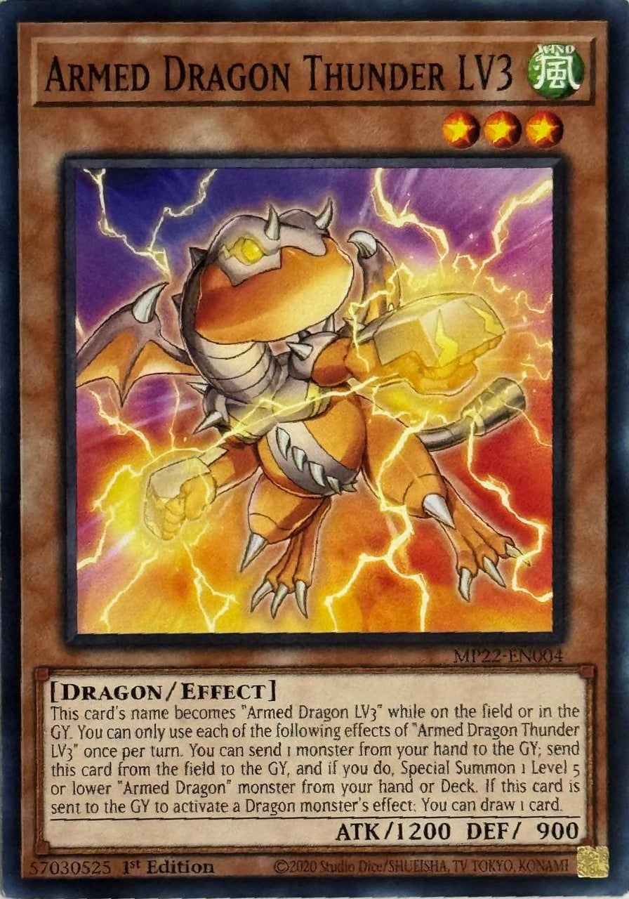 Yugioh! Armed Dragón Thunder Lv3 MP22-EN004