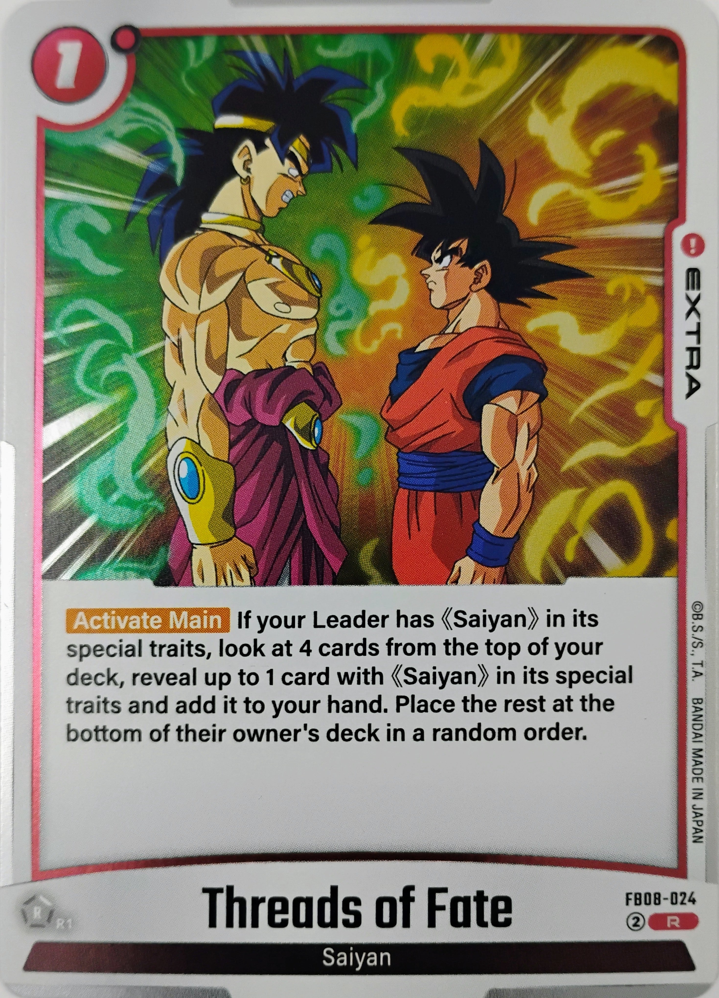 Dragón ball Threads Of Fate Fb08-024 Foil