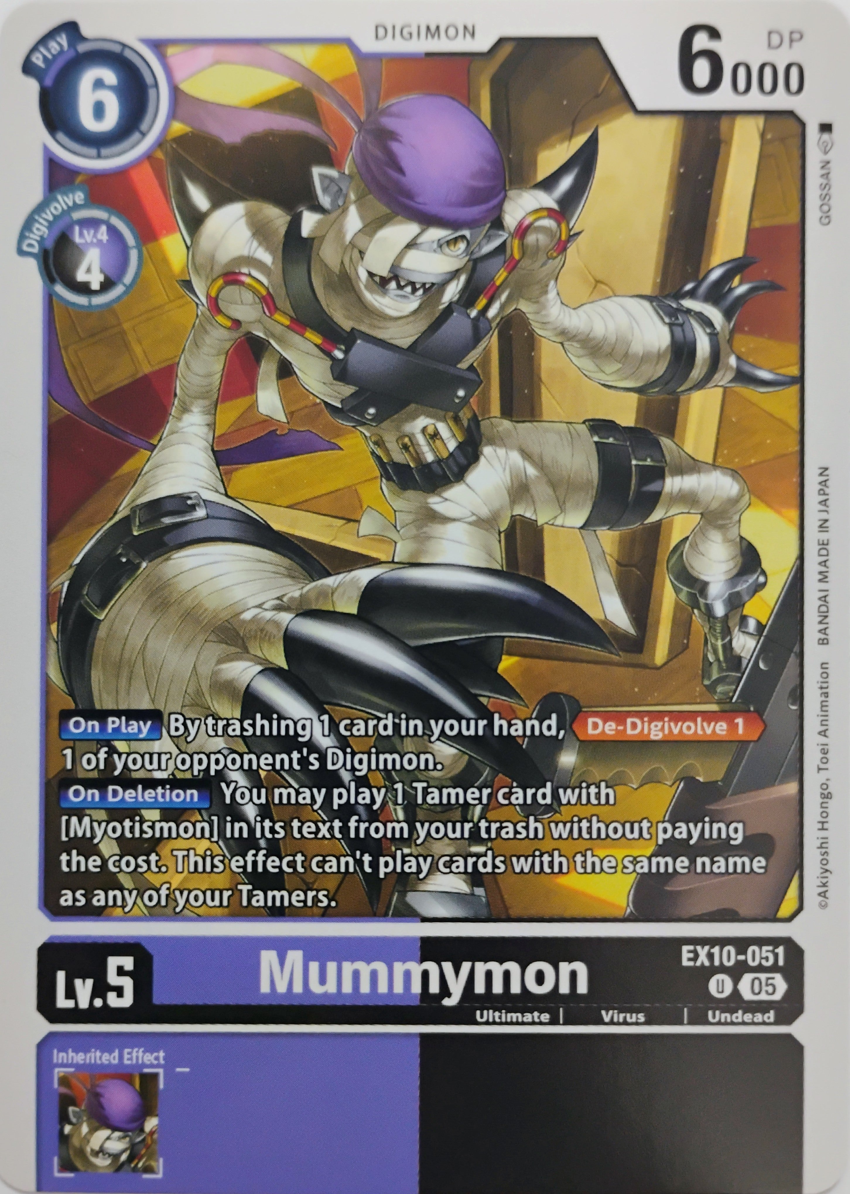 Digimon tcg Mummymon Ex10-051