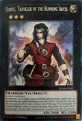 Yugioh! Dante, Traveler Of The Burning Abyss BLMR-EN081 1st Editon Secret Rare