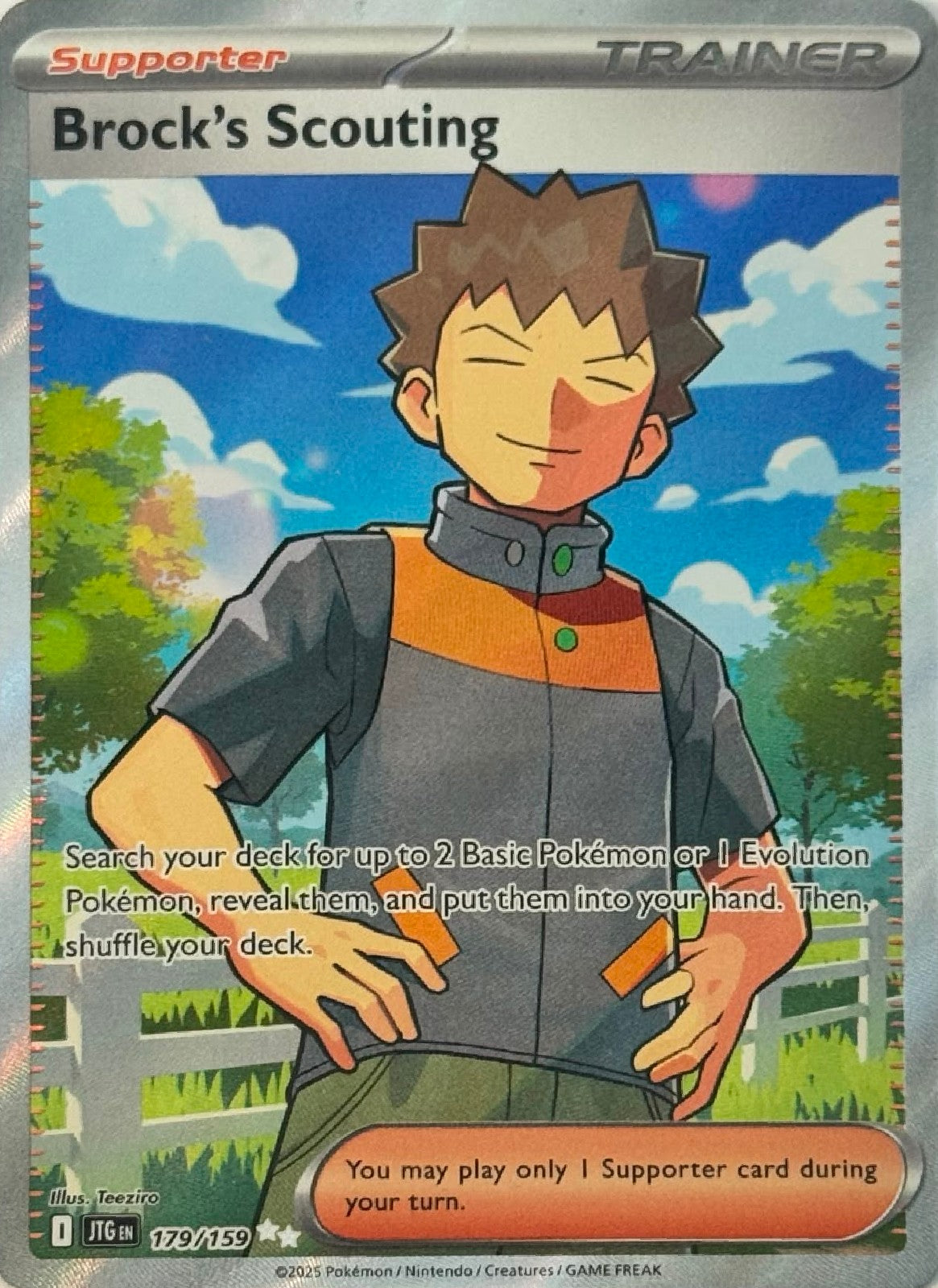 Pokémon Tcg Brock's Scouting 179/159