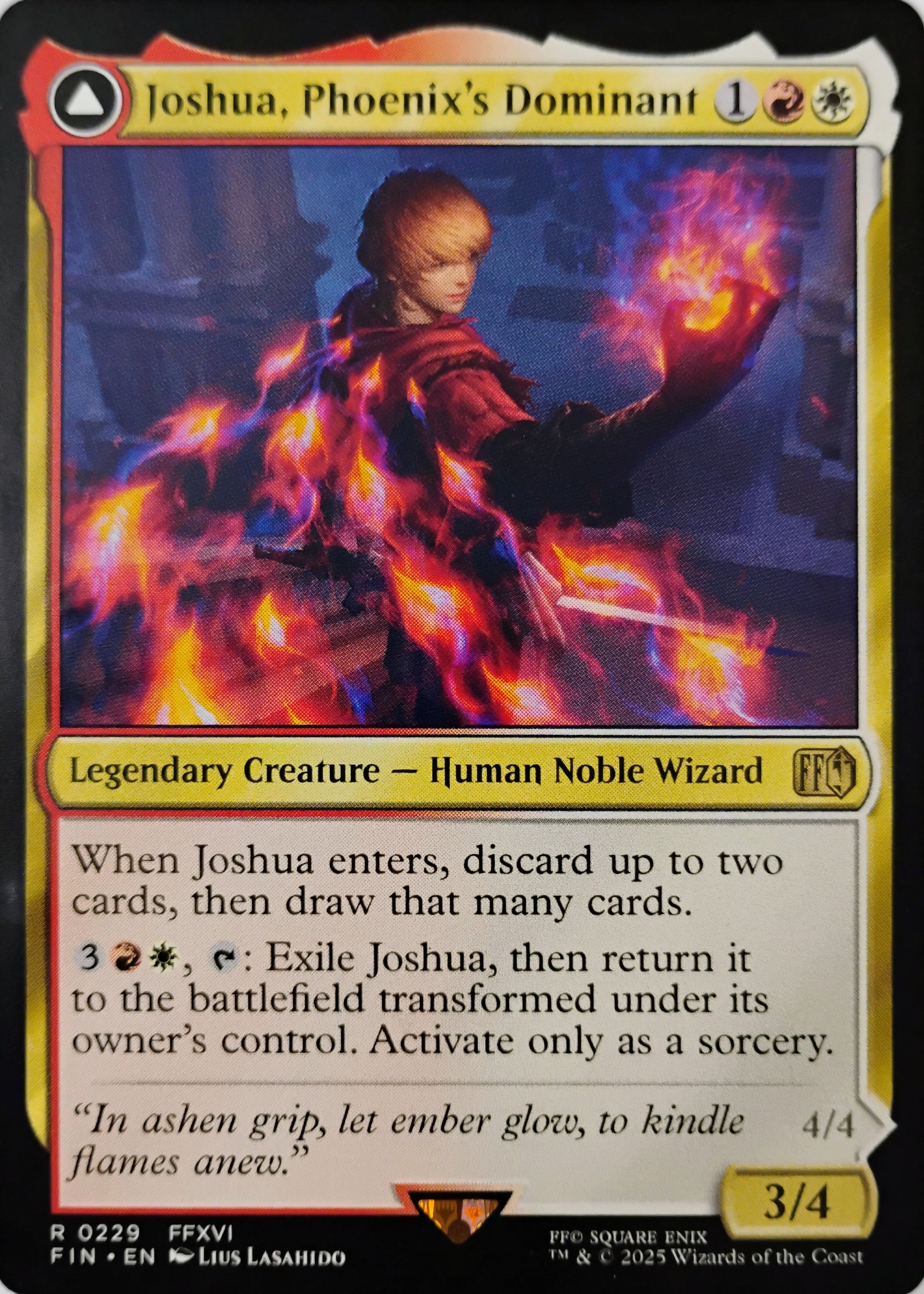 Magic tcg Joshua, Phoenix's Dominant // Phoenix Warden Of Fire 0229