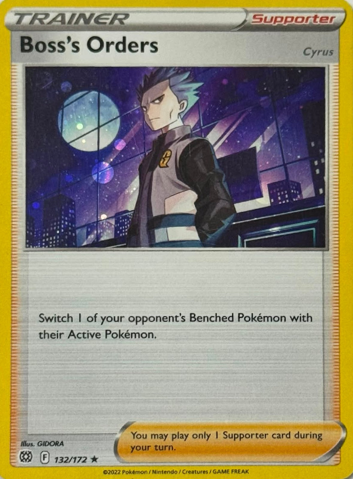 Pokémon Tcg Boss's Orders 132/172 Holo
