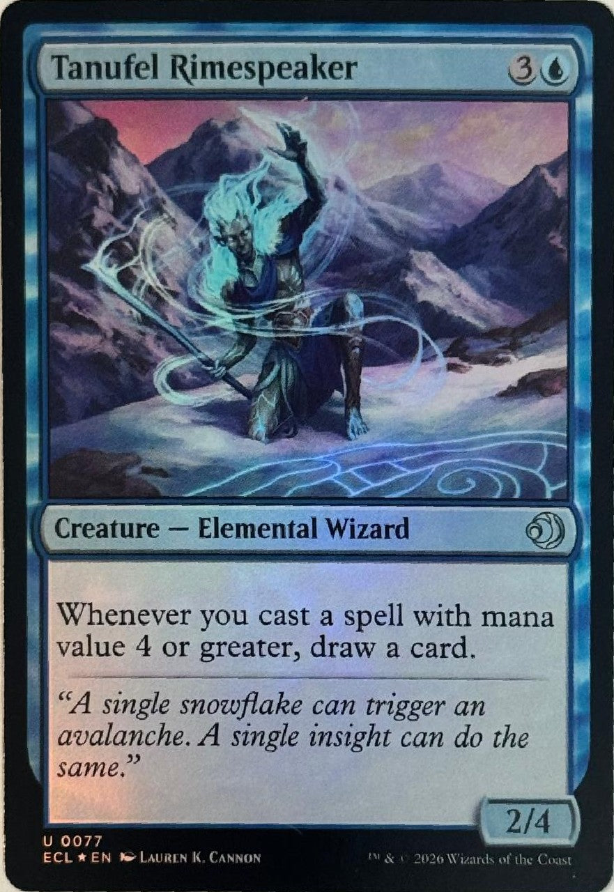 Magic Tcg Tanufel Rimespeaker 0077 foil