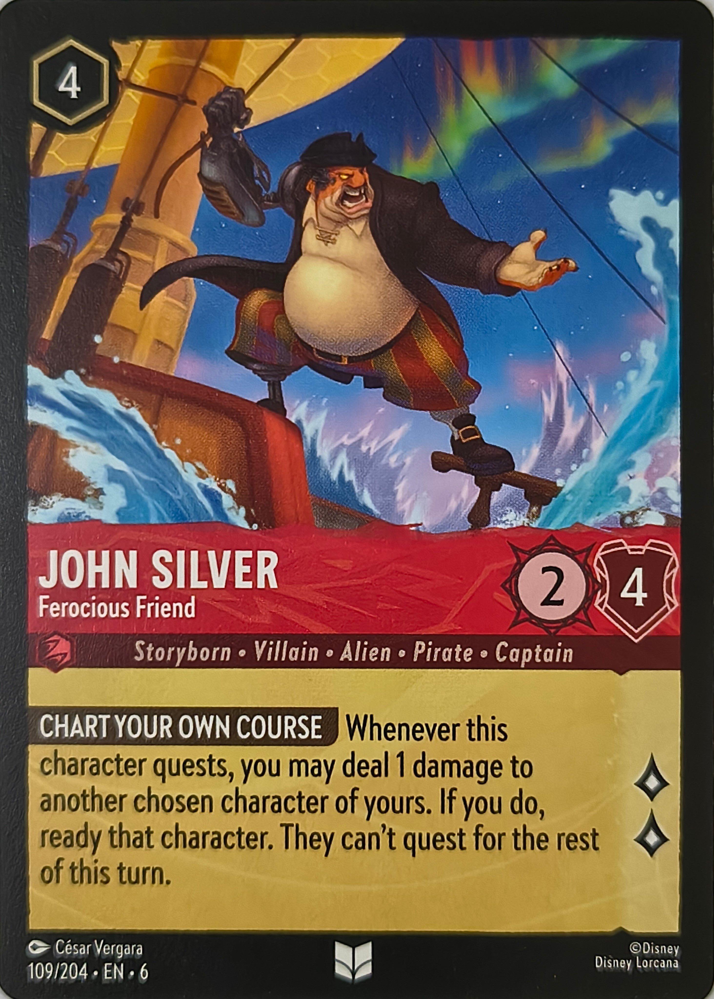 Disney Lorcana John Silver 109/204