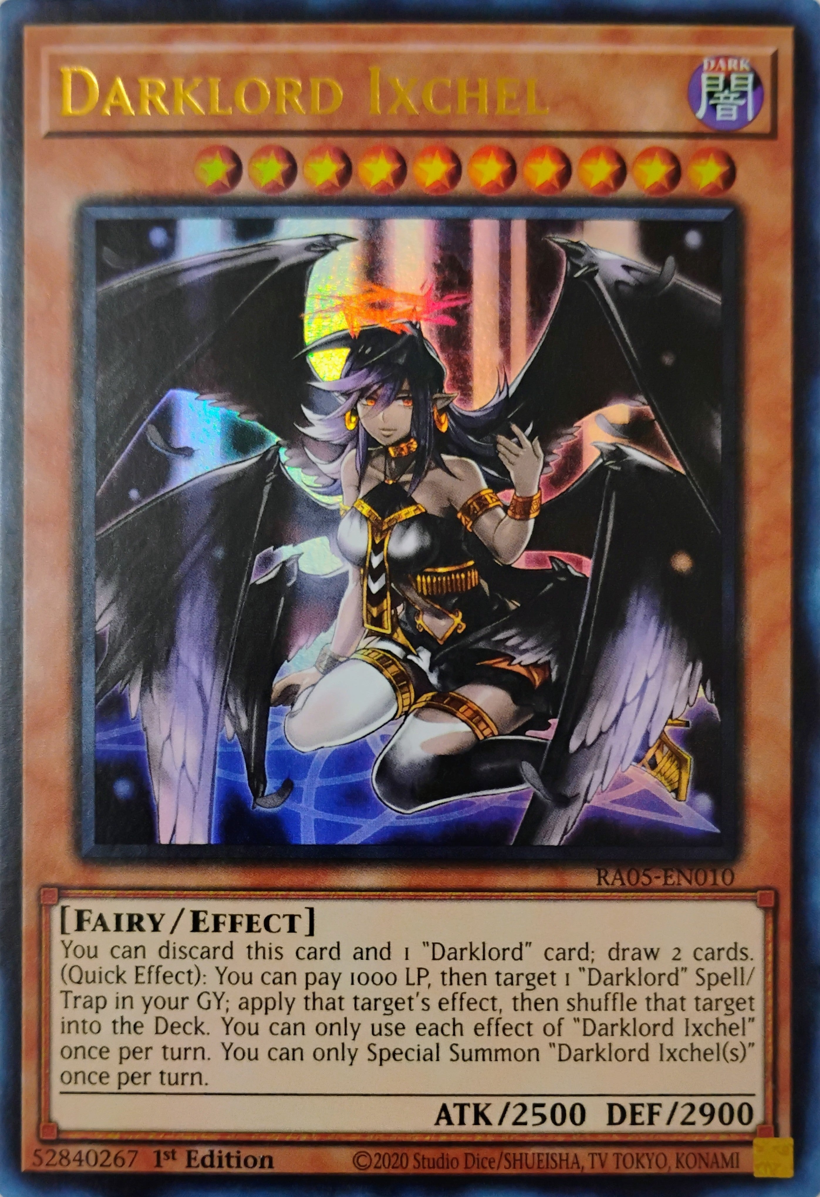 Yugioh! Darklord Ixchel Ra05-en010 Ultra Rare