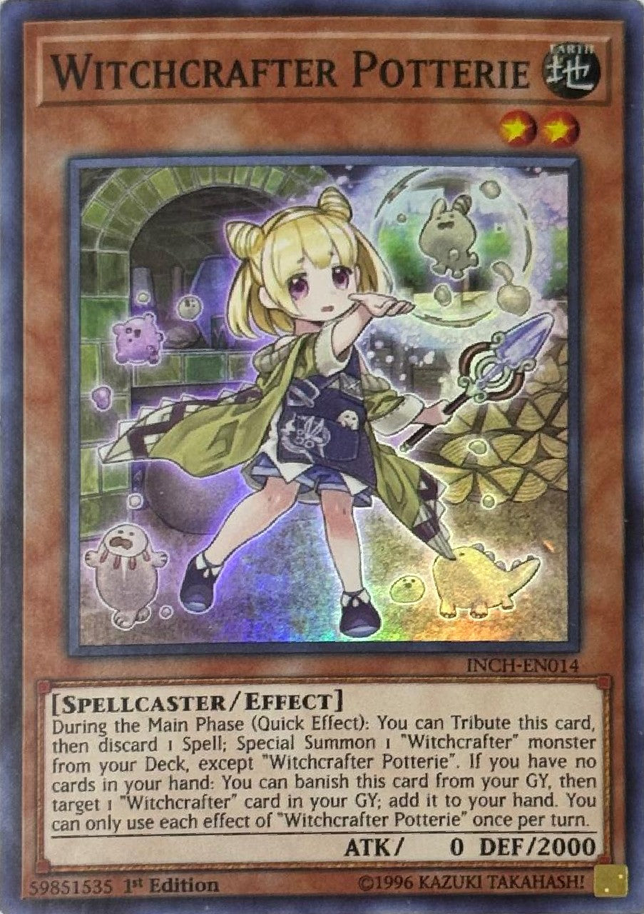 Yugioh! Witchcrafter Potterie INCH-EN014 1st Edition Super