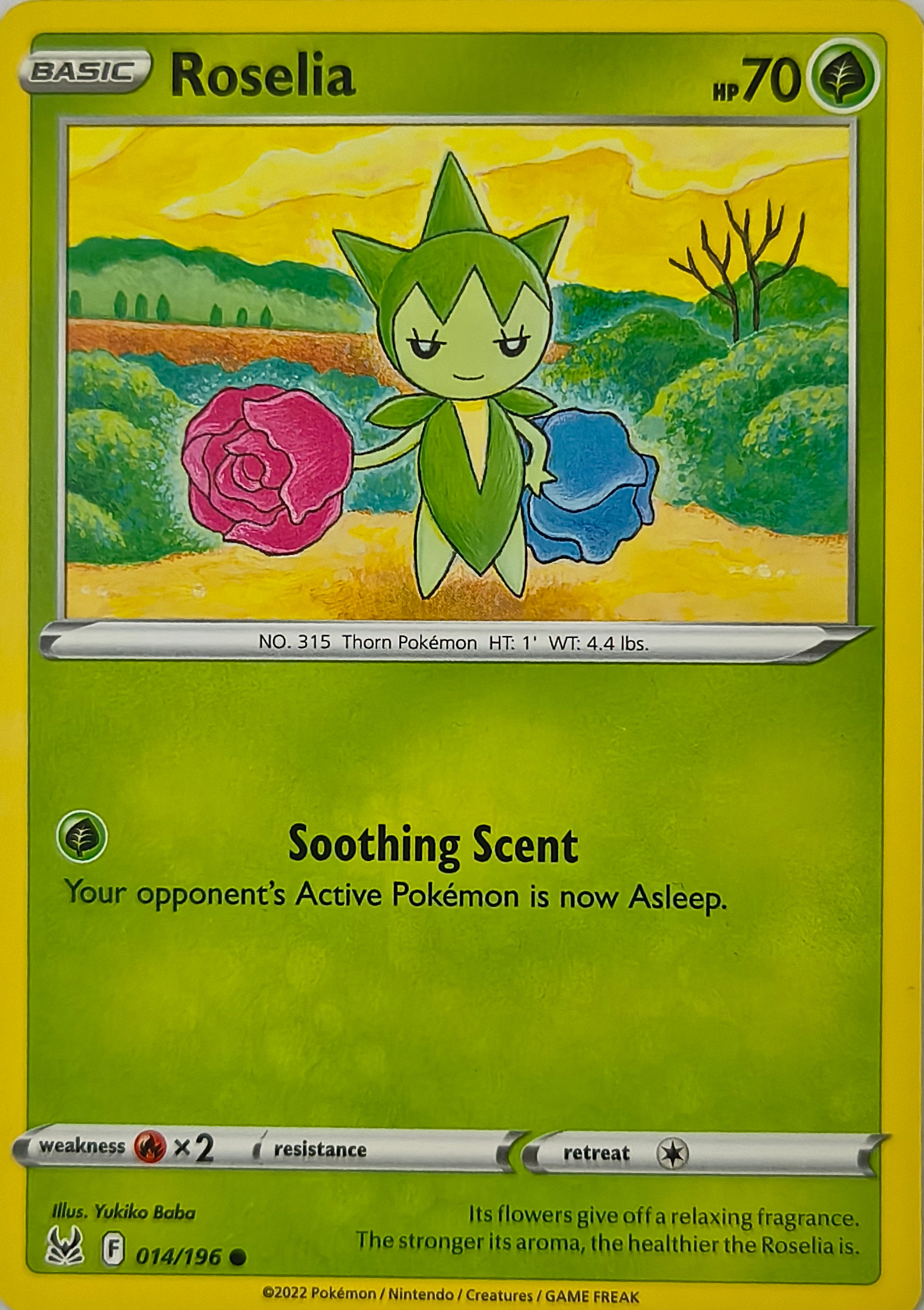 Pokémon tcg Rosalía 014/196