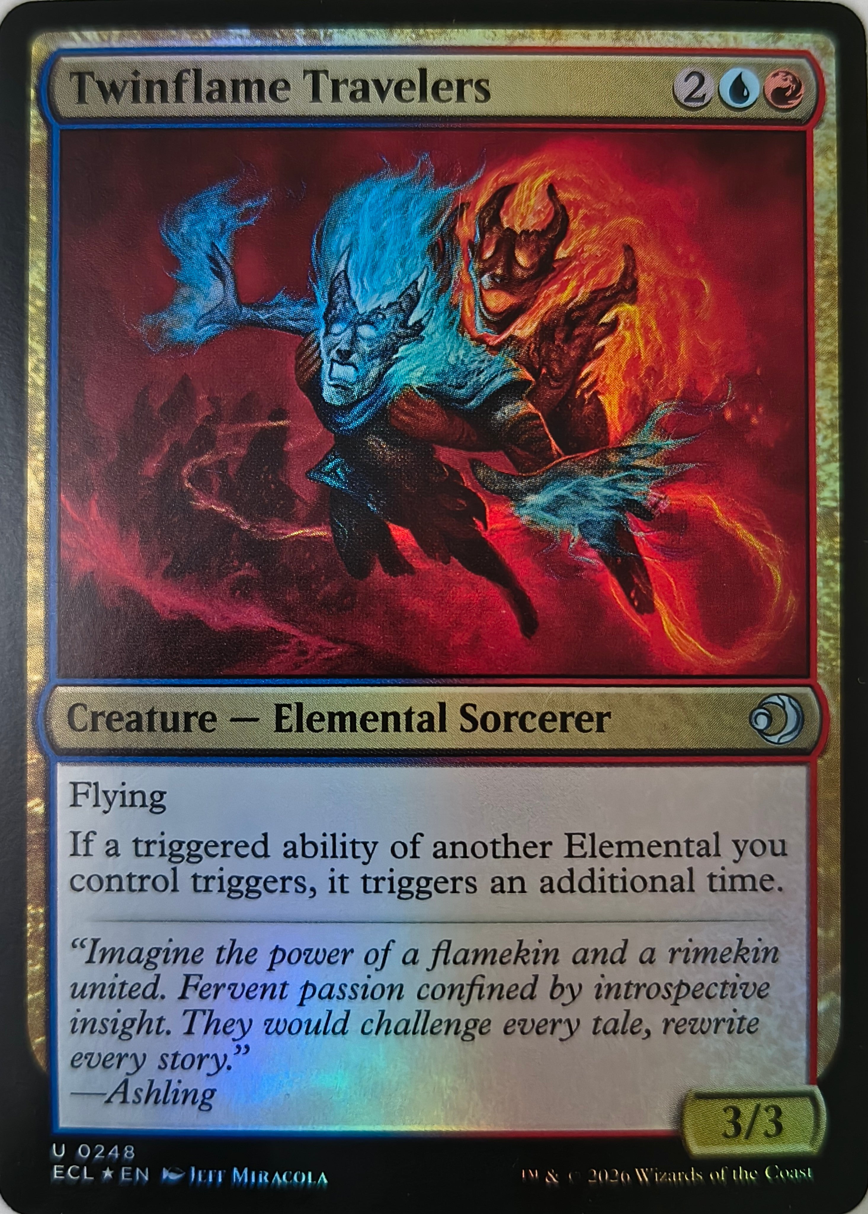 Magic tcg Twinflame Travelers 0248 Foil