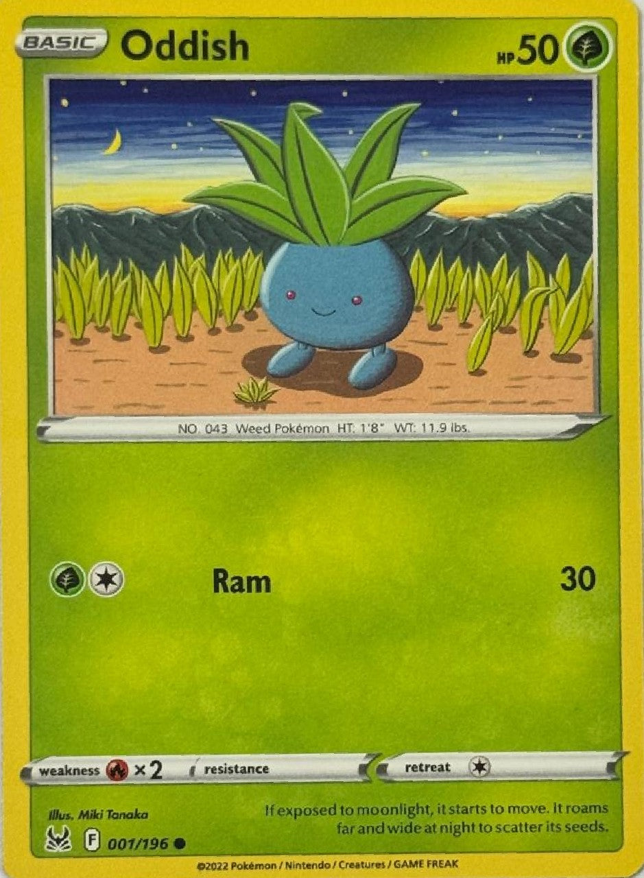 Pokémon Tcg Oddish 001/196
