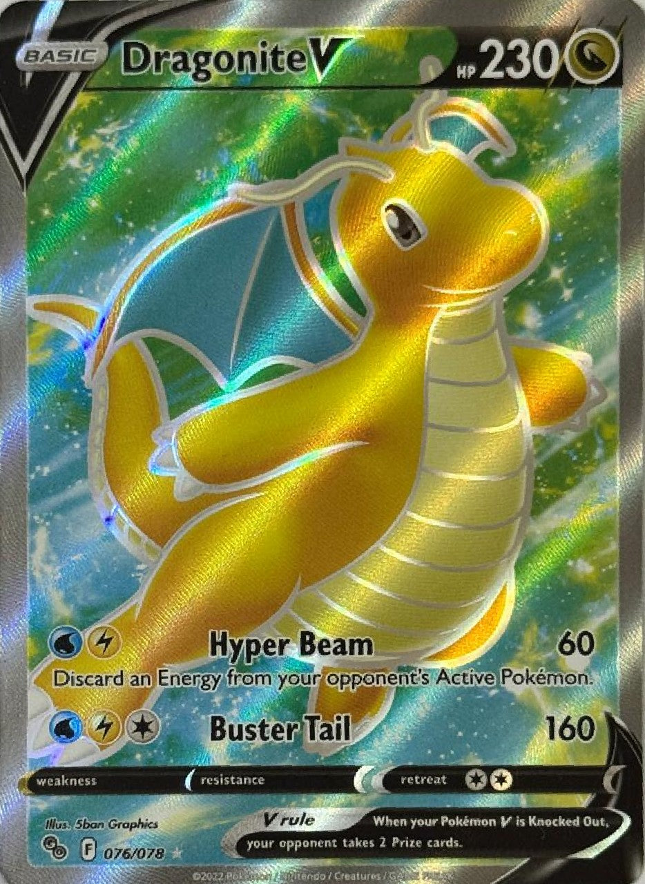 Pokémon Tcg Dragonite V 076/078