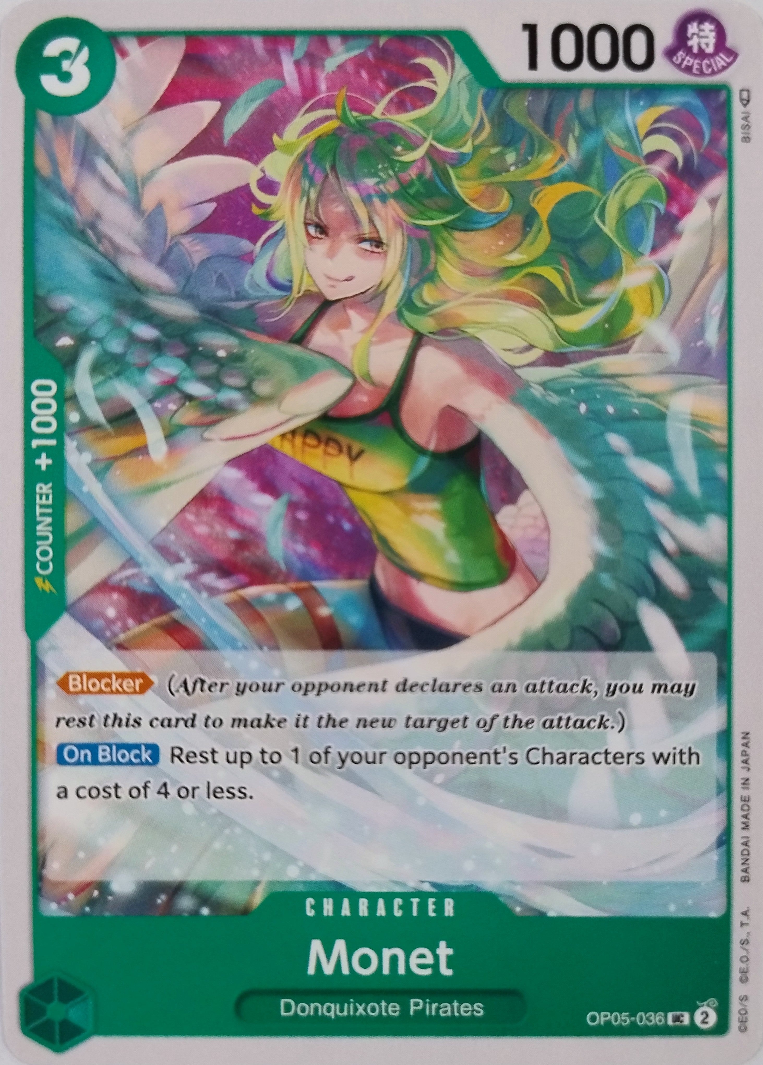 One Piece Tcg Monet Op05-036