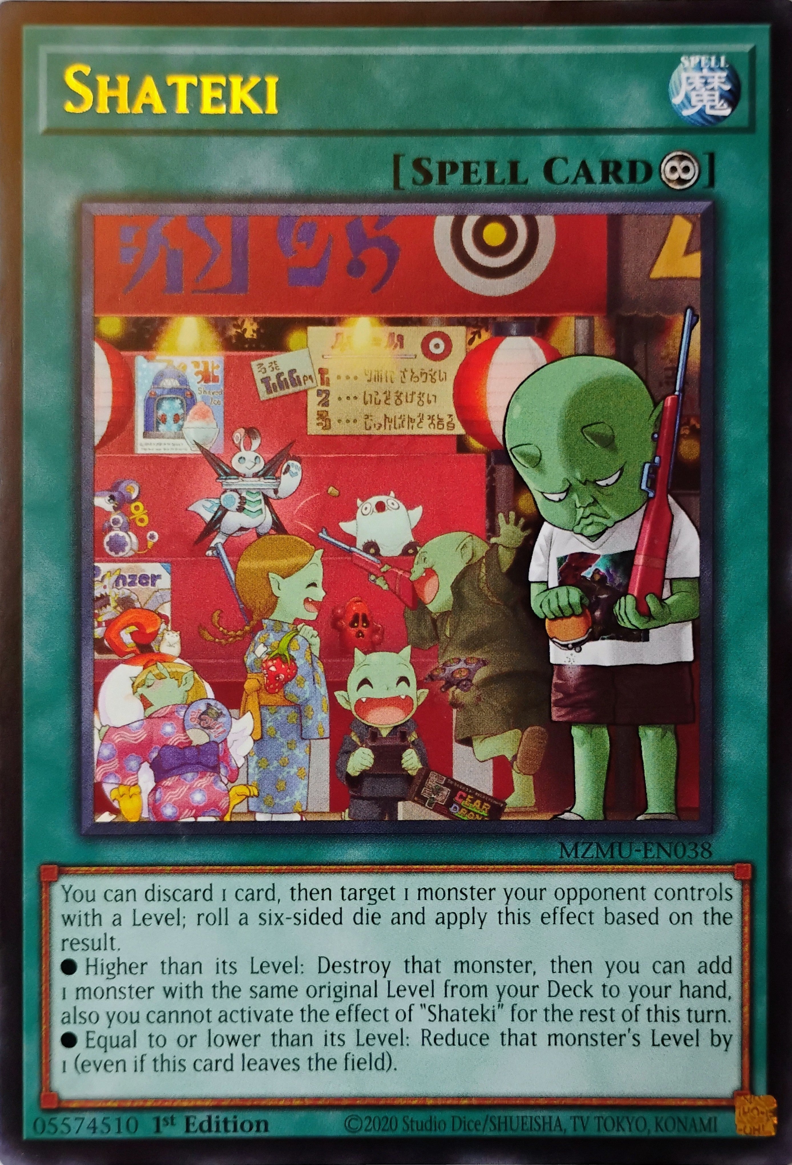 Yugioh! Shateki Mzmu-en038 Rara