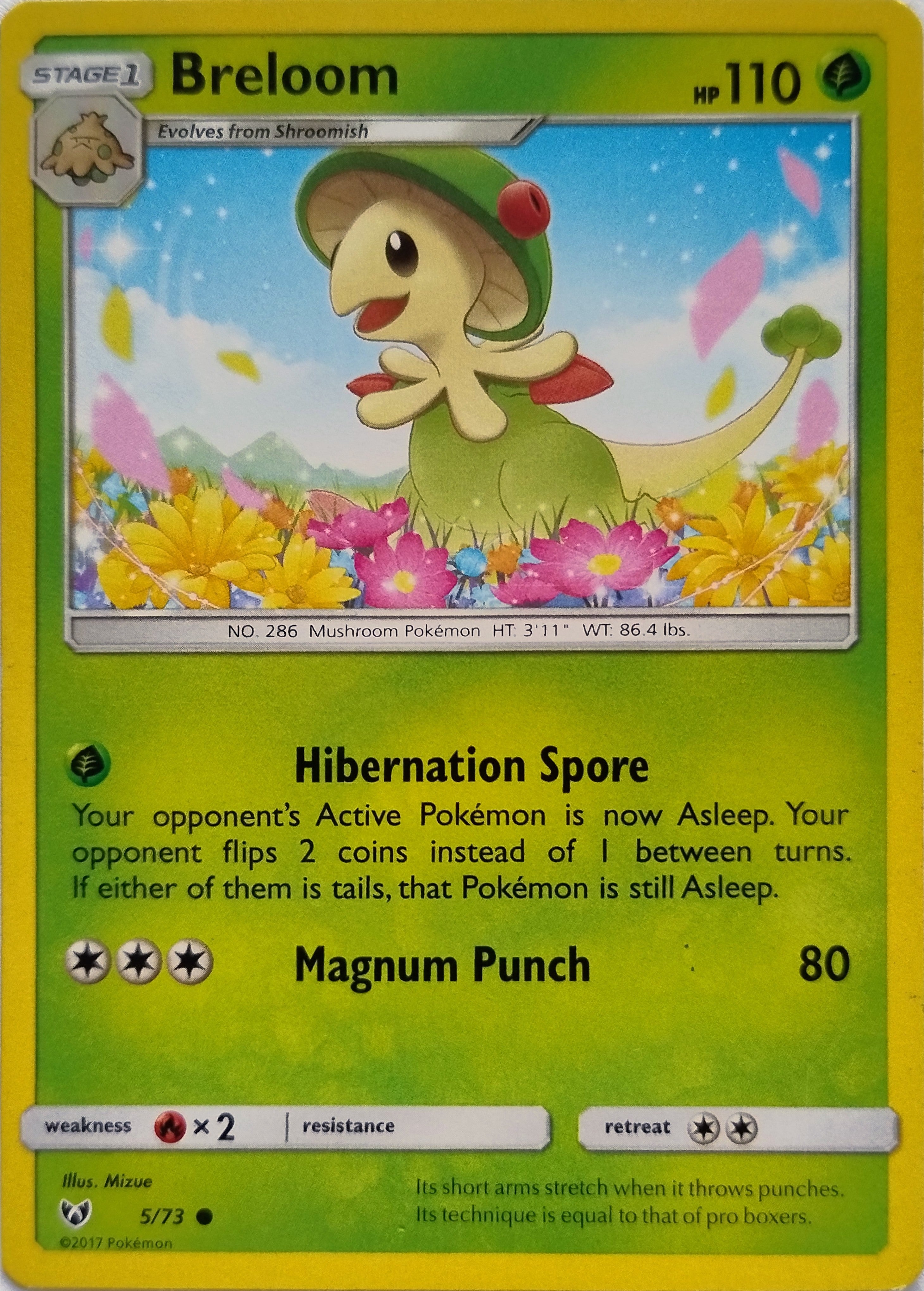 Pokémon Tcg Breloom 5/73