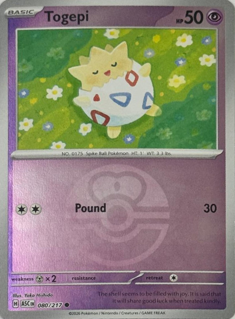 Pokémon Tcg Togepi 080/217 (Love Ball)