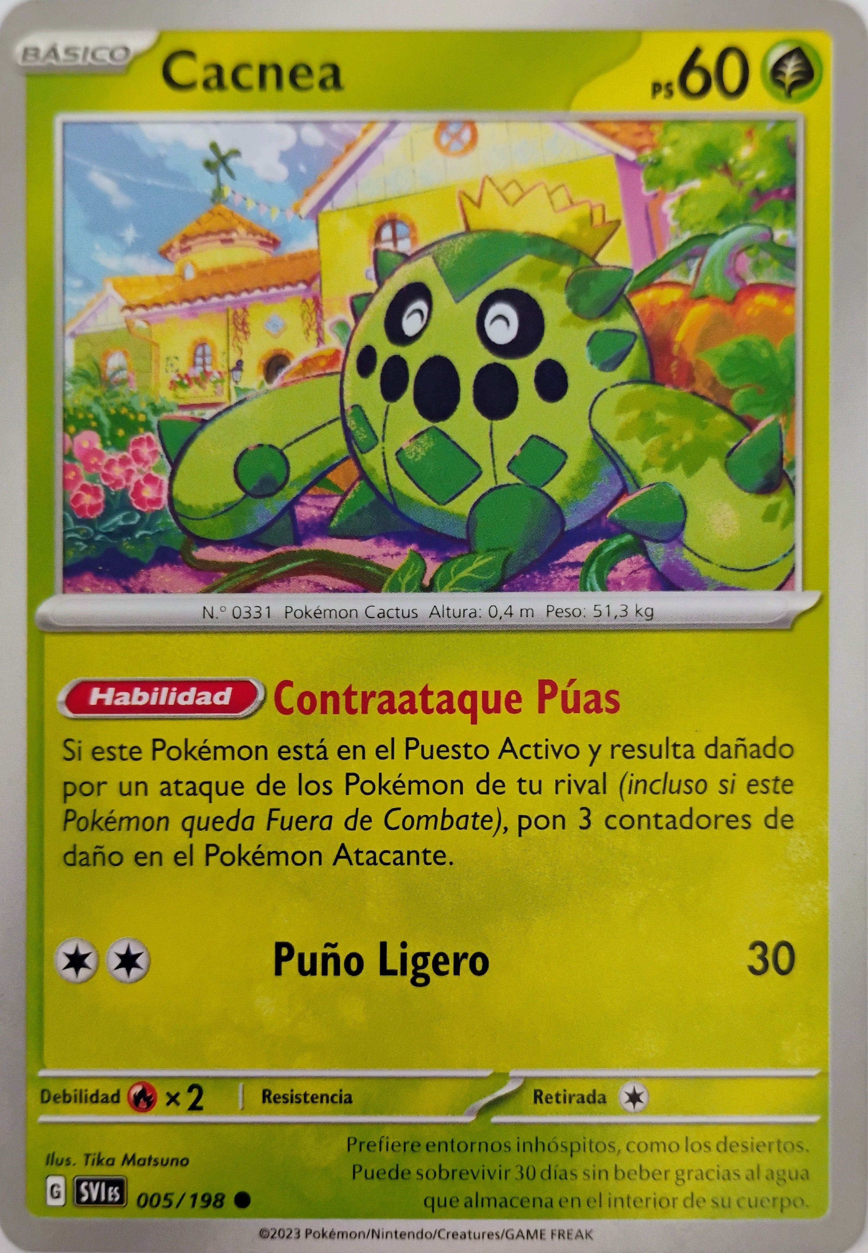 Pokémon tcg Cacnea 005/198 (Español)