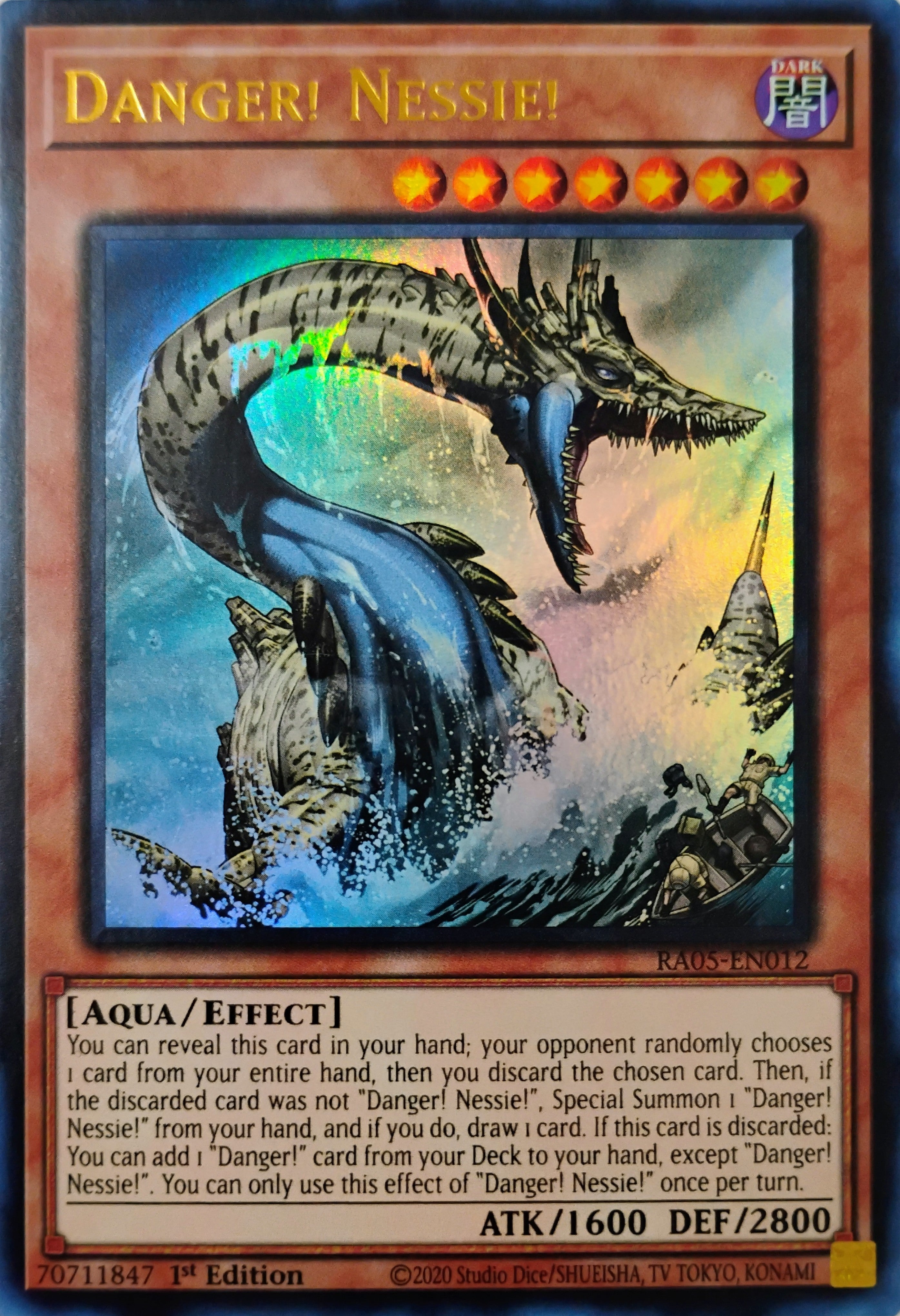 Yugioh! Danger! Nessie! Ra05-en012 Ultra Rare