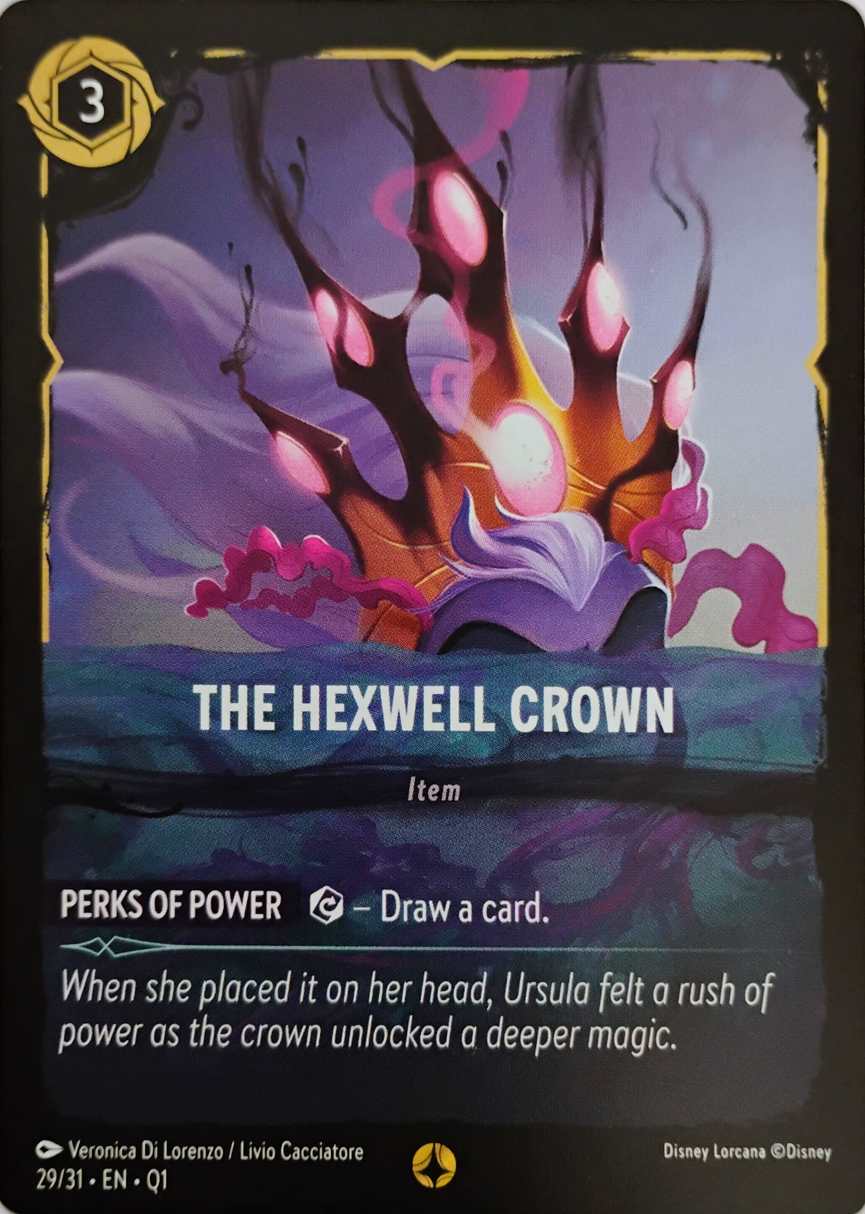 Disney Lorcana The Hexwell Crowne 29/31
