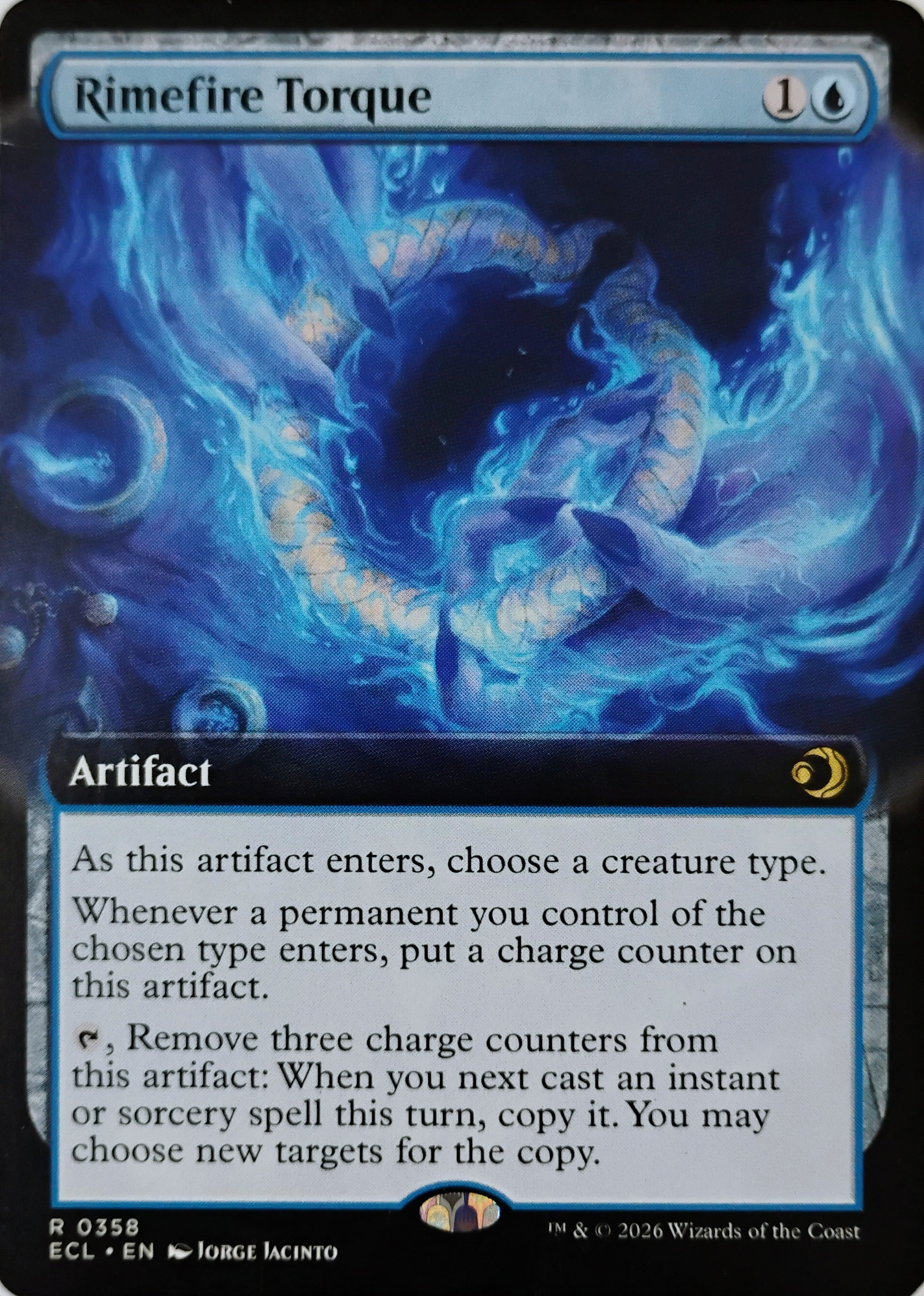 Magic tcg Rimefire Torque 0358 Rara (Extended Art)