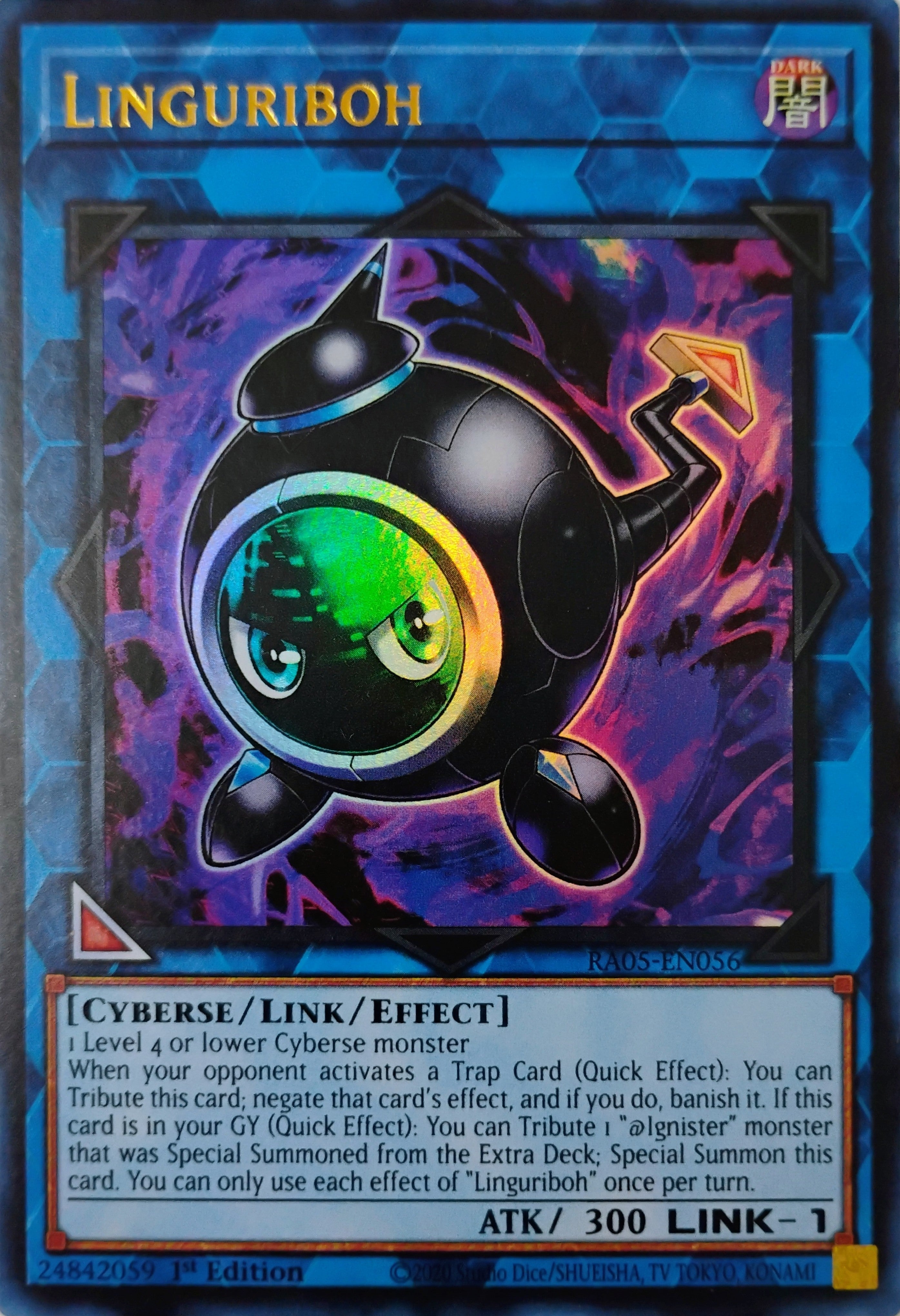 Yugioh! Linguriboh Ra05-en056 1st edition Ultra Rare