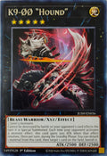 Yugioh! K9-00 "Hound" Jush-en036 1st edition Rara