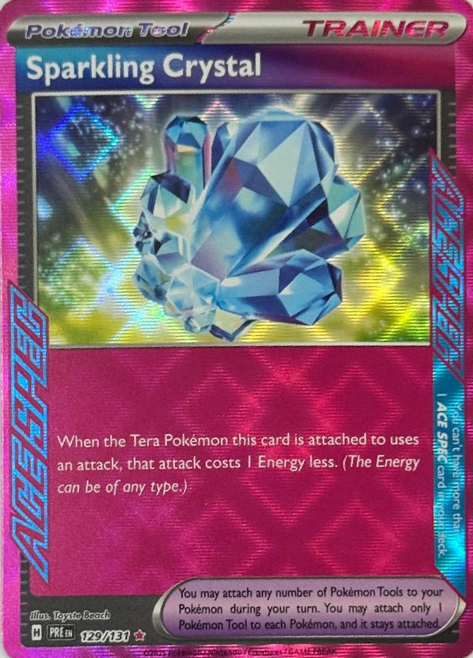 Pokémon Tcg Sparkling Crystal  129/131