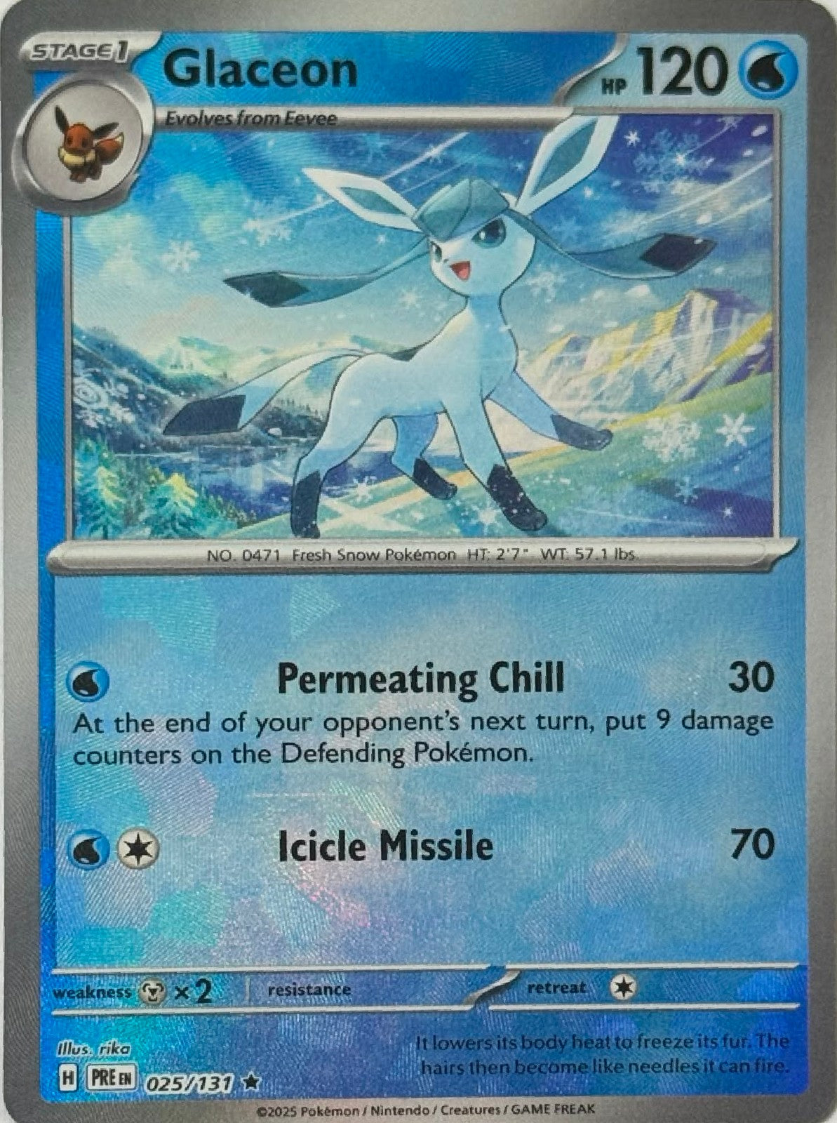 Pokémon Tcg Glaceon 025/131 (Poke Ball)