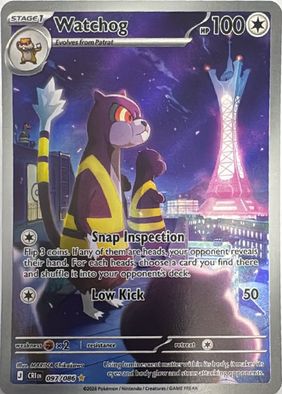 Pokémon Tcg Watchog 097/086