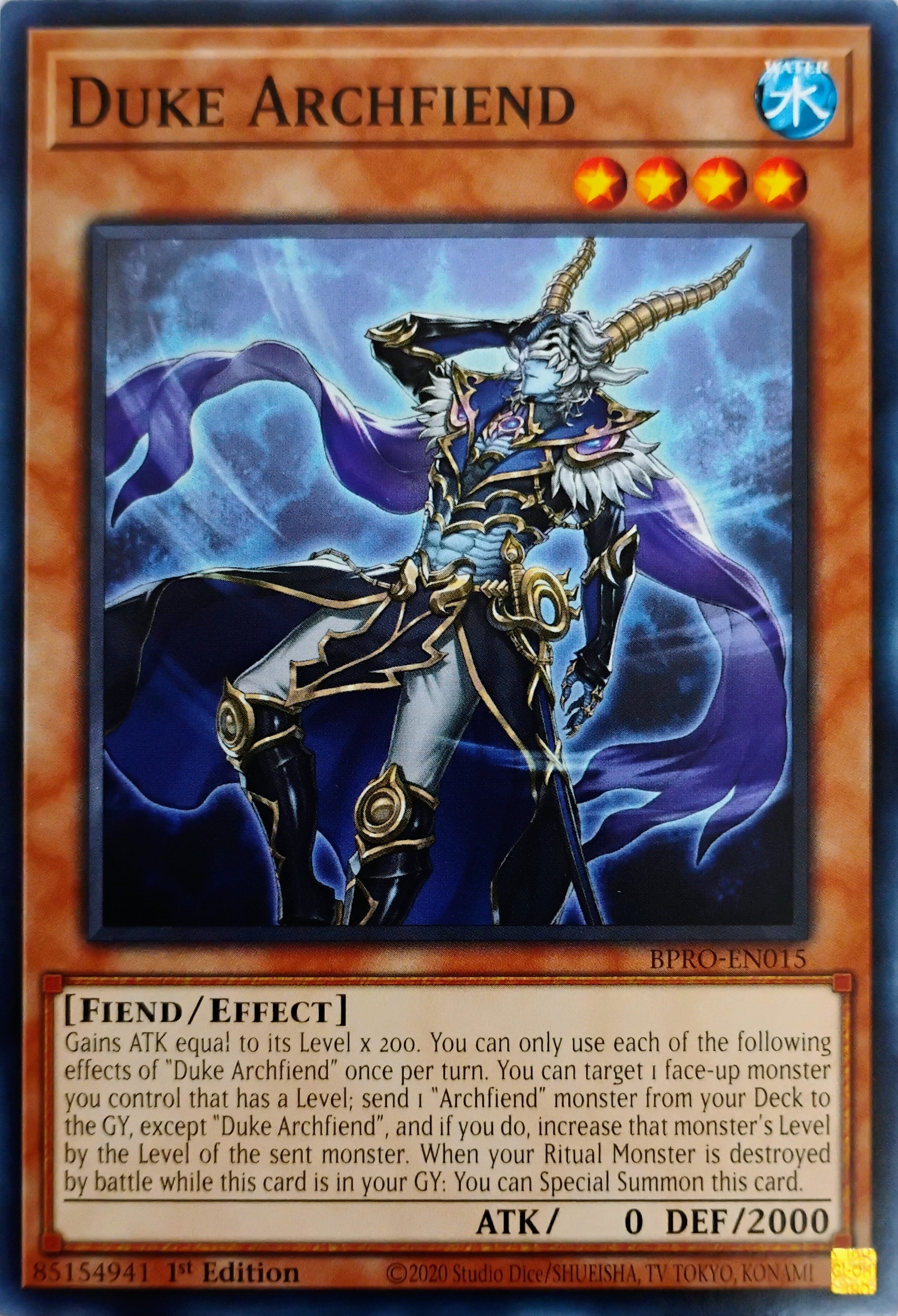 Yugioh! Duke Archfiend Bpro-en015